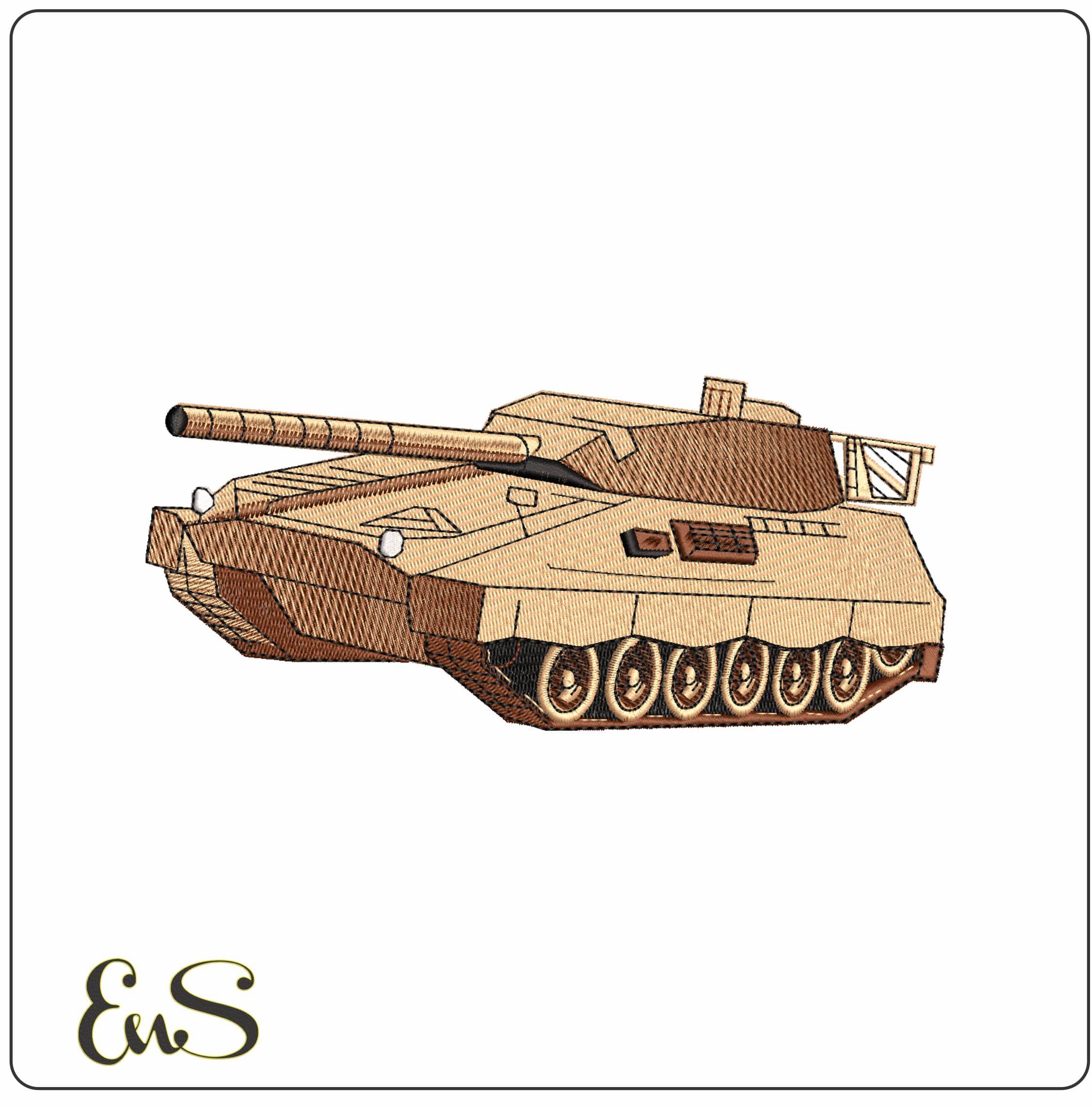 Basic tank- Elegant embroidery design file - instant download