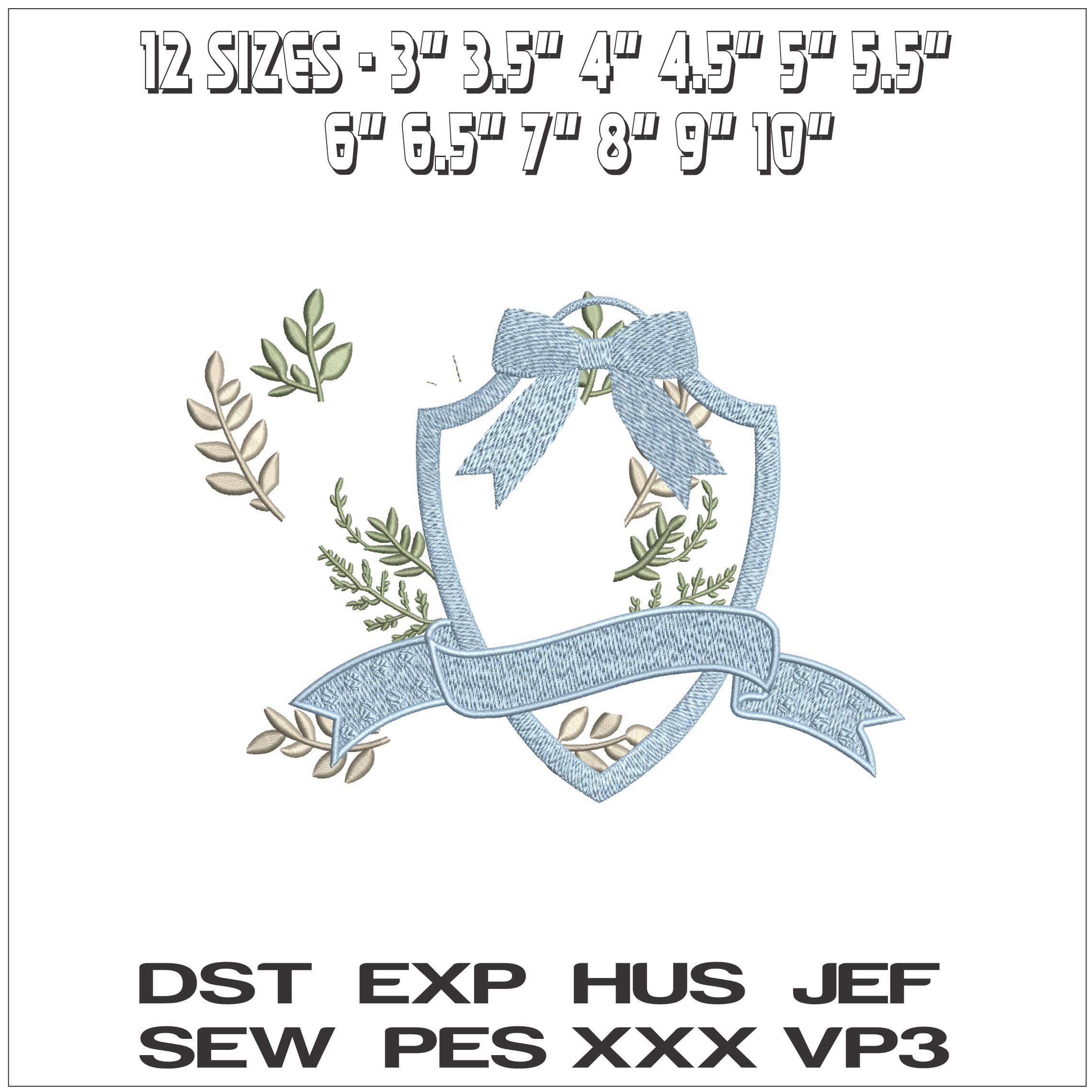 Flower frame Boy- Elegant embroidery design file - instant download — view 2