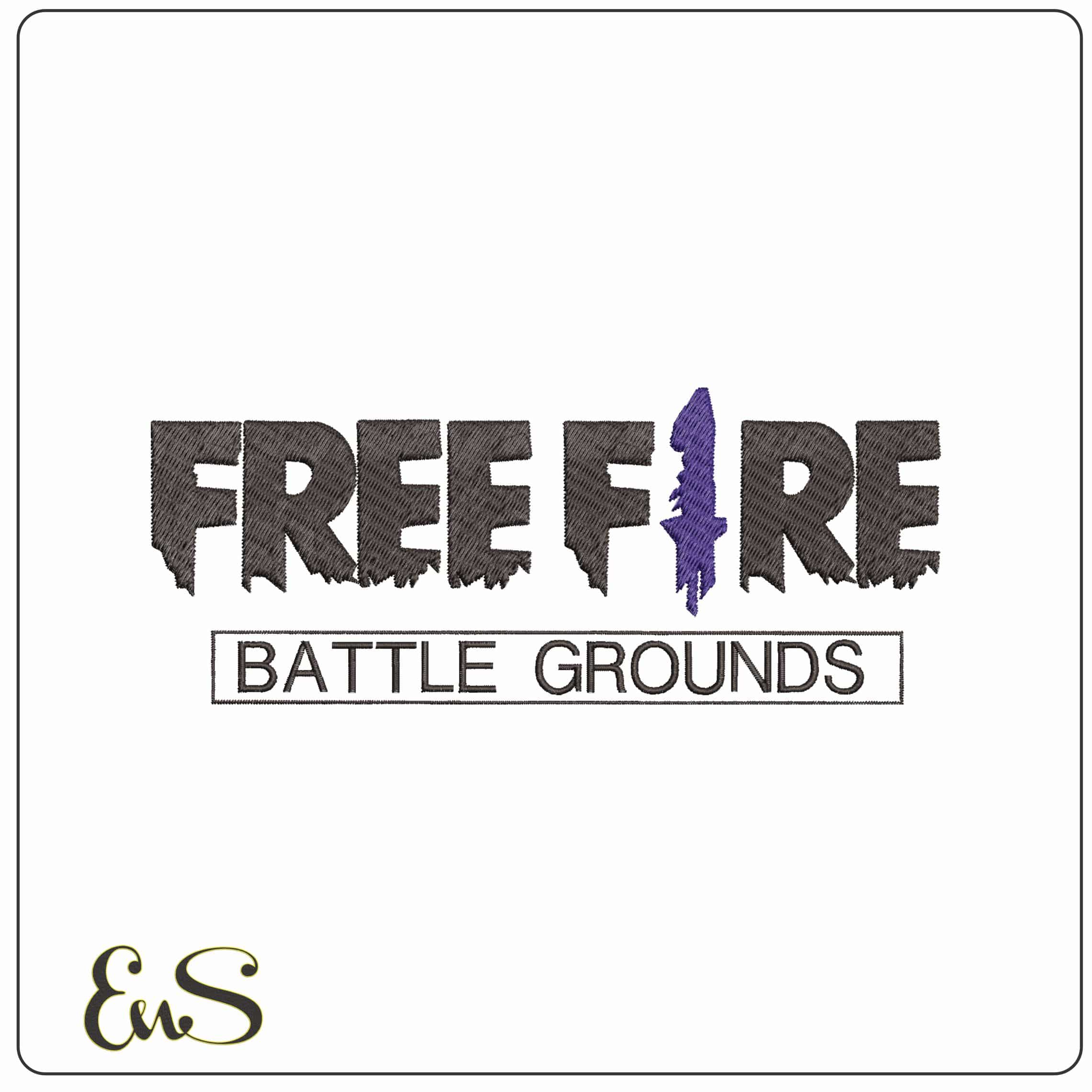 Free Fire Battle Group- Elegant embroidery design file - instant download