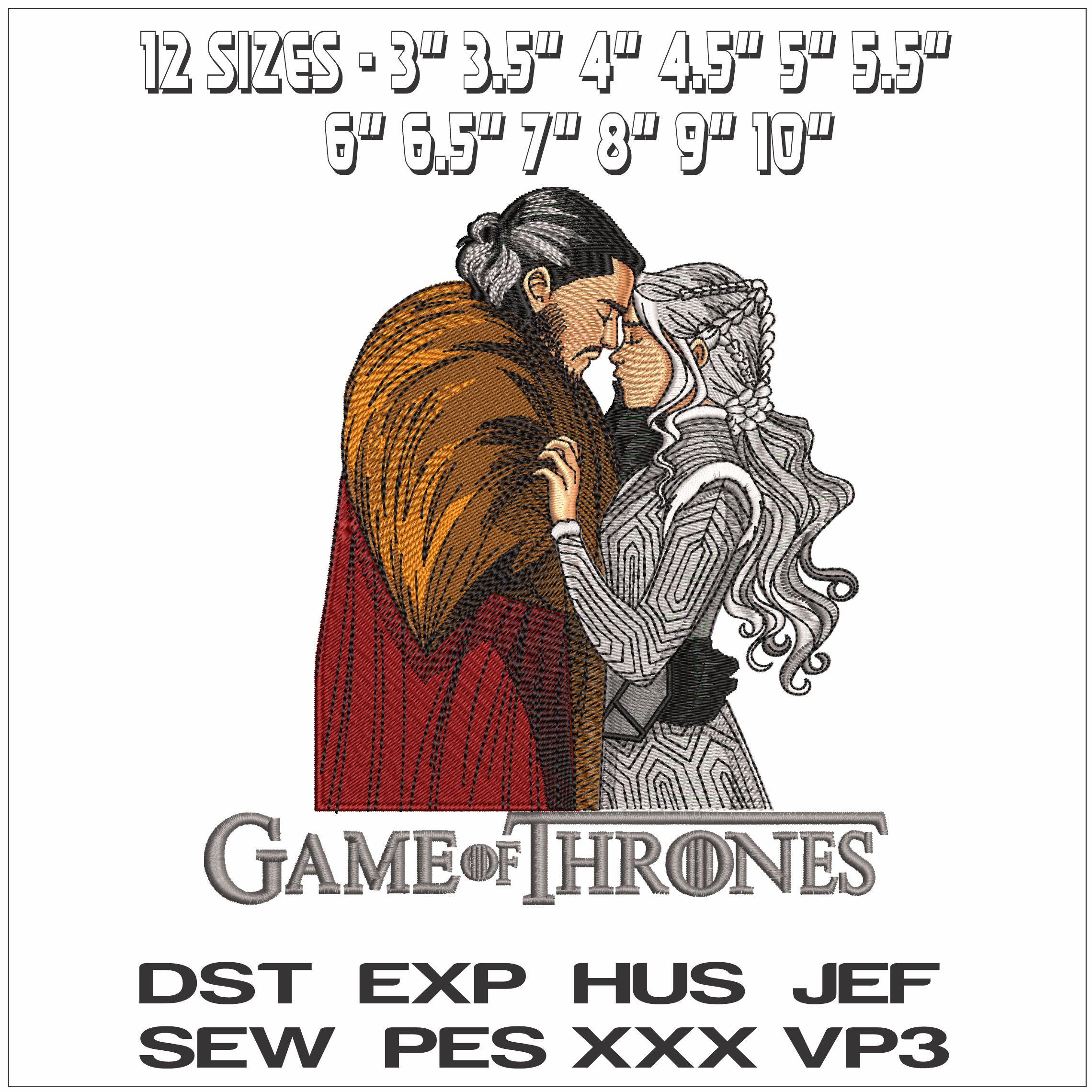 Game of Thrones- Elegant embroidery design file - instant download — view 2