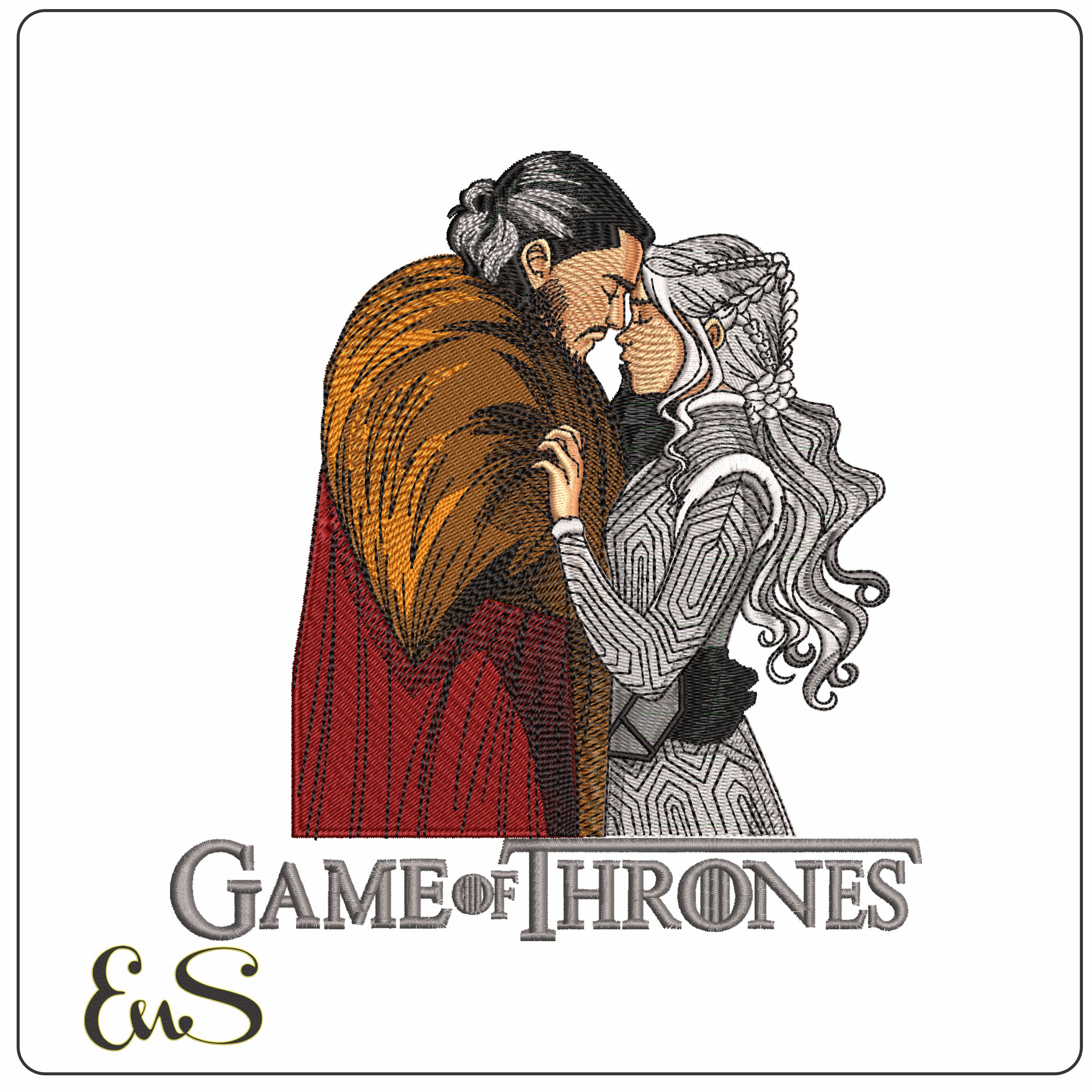 Game of Thrones- Elegant embroidery design file - instant download