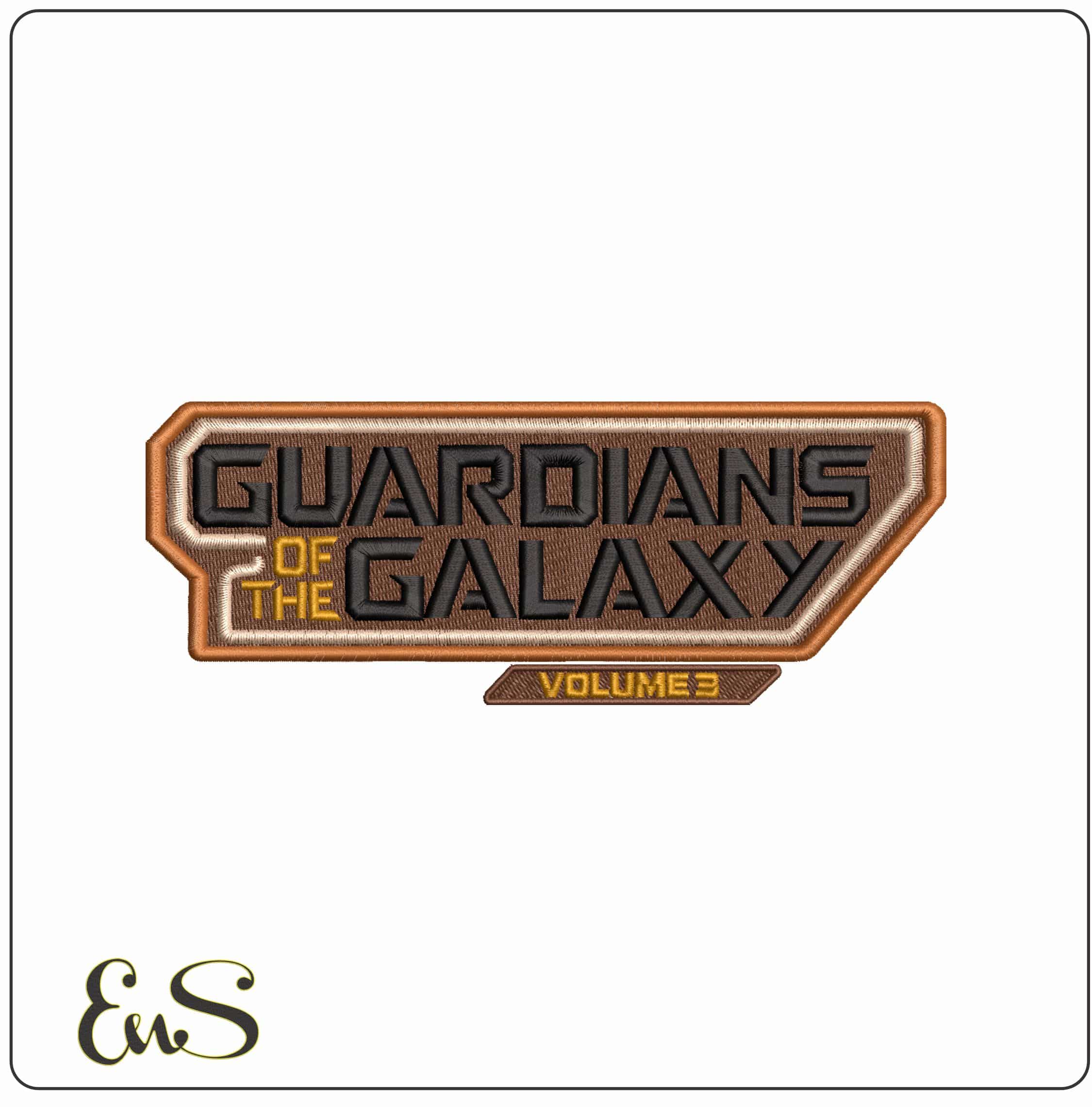 Guardians of the Galaxy Vol 3- Elegant embroidery design file - instant download