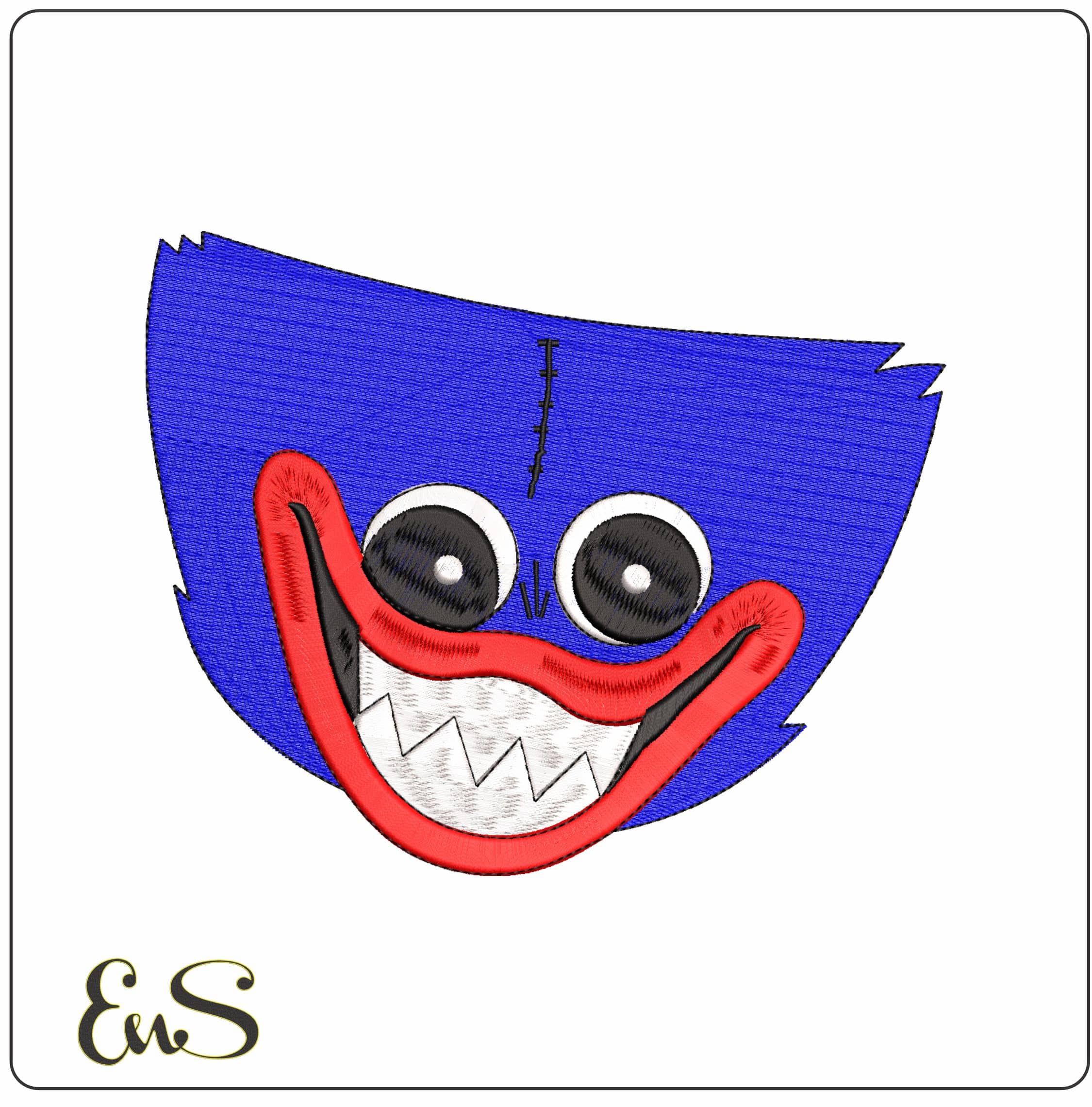 Huggy Wuggy- Elegant embroidery design file - instant download