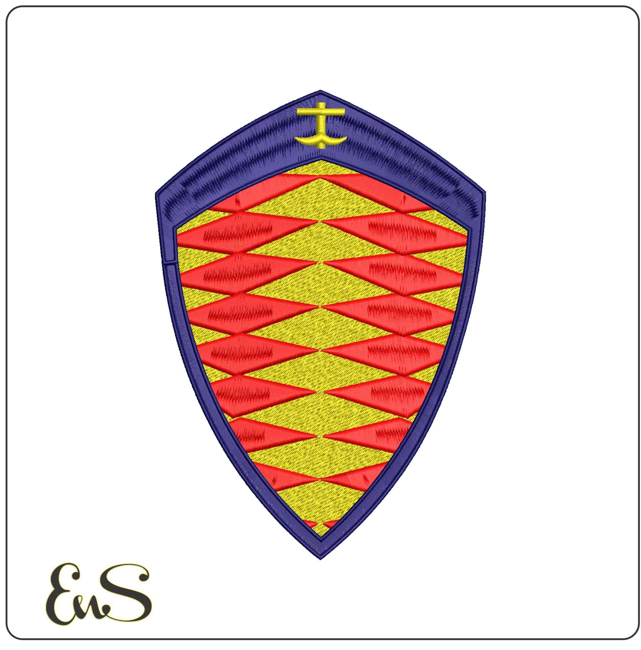 Koenigsegg Logo- Elegant embroidery design file - instant download