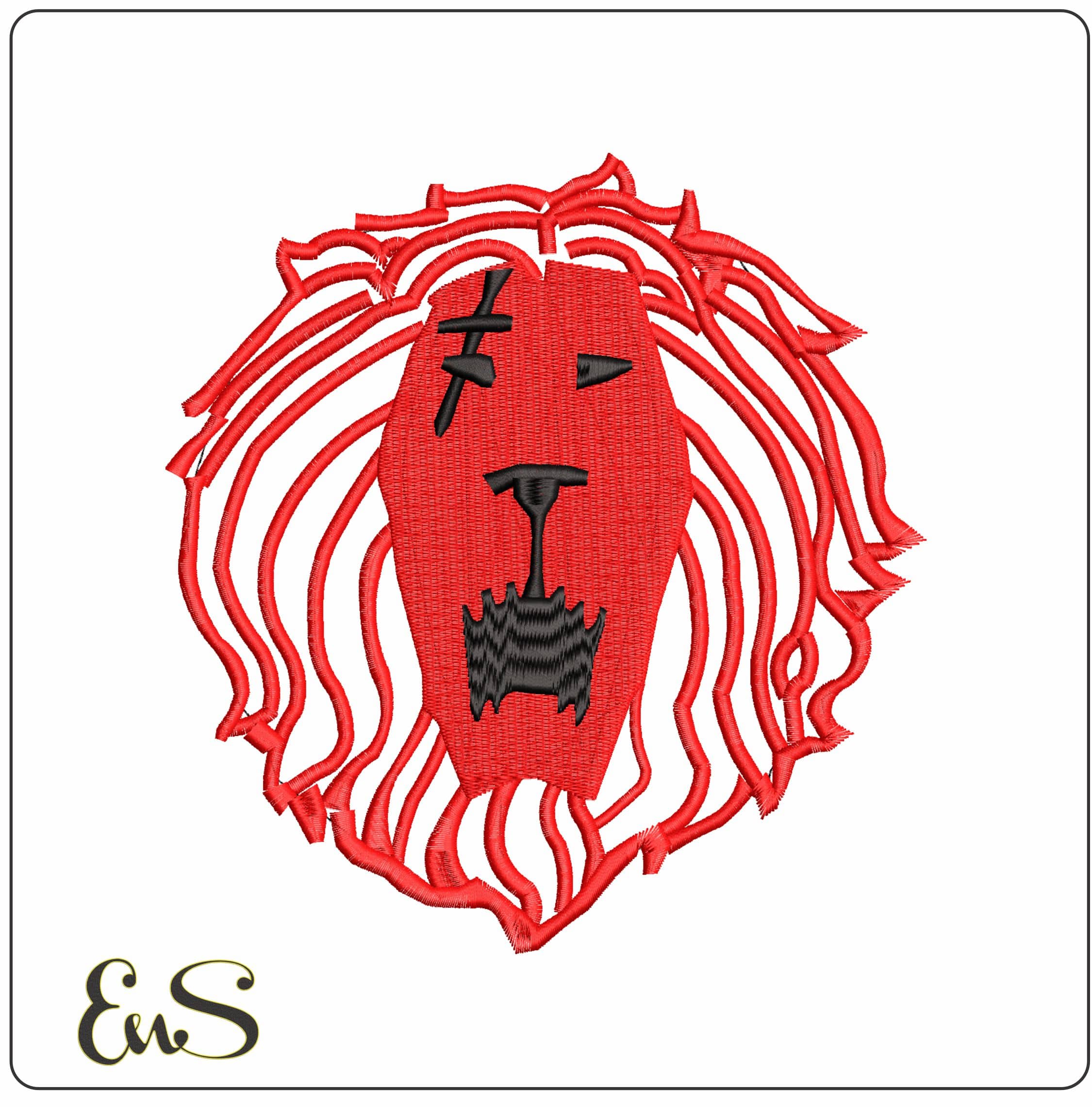 Lions Sin of Pride Escanor Seven Deadly Sins Anime- Elegant embroidery design file - instant download