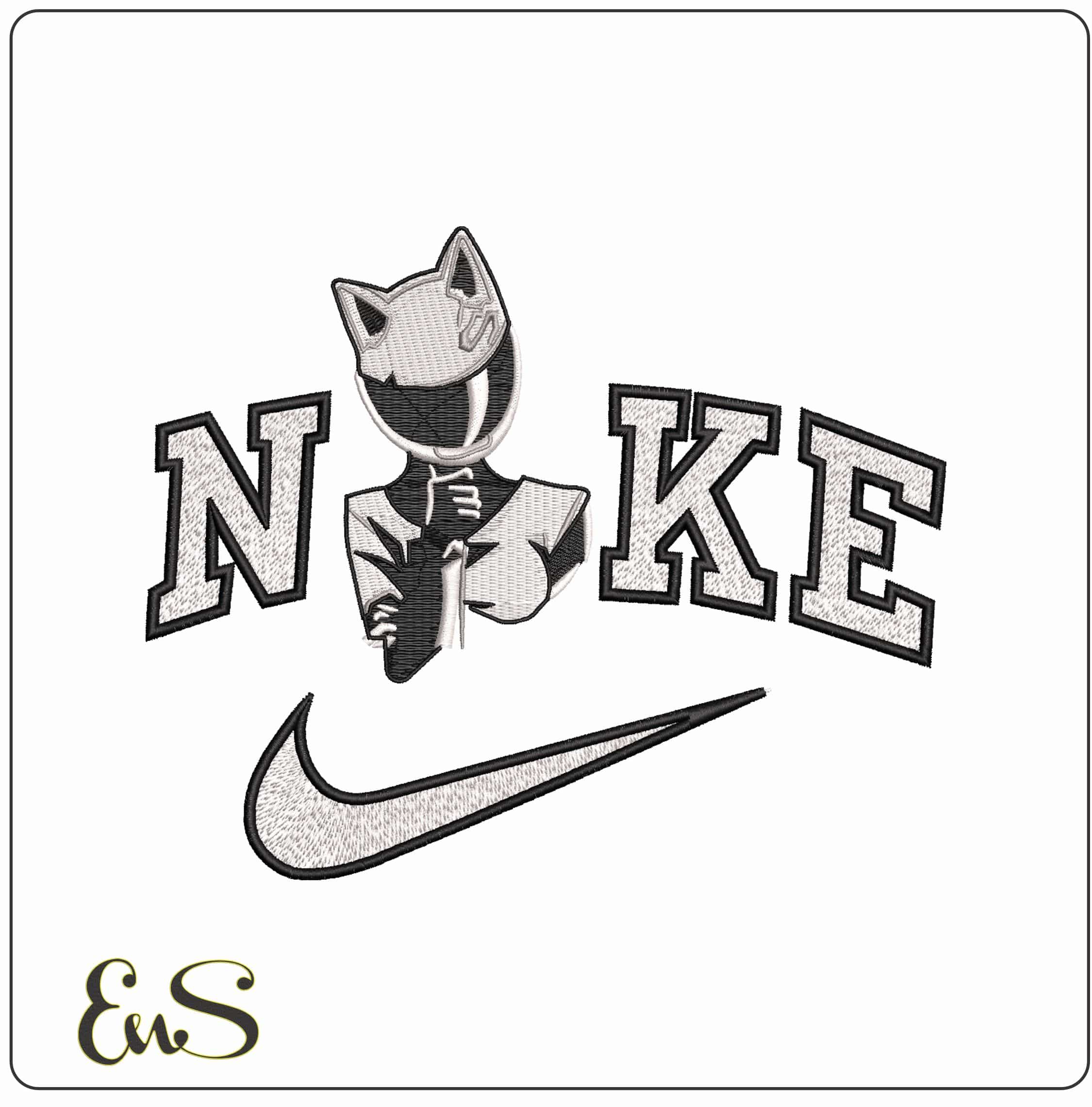 Nike Celty Sturluson Durara Anime- Elegant embroidery design file - instant download