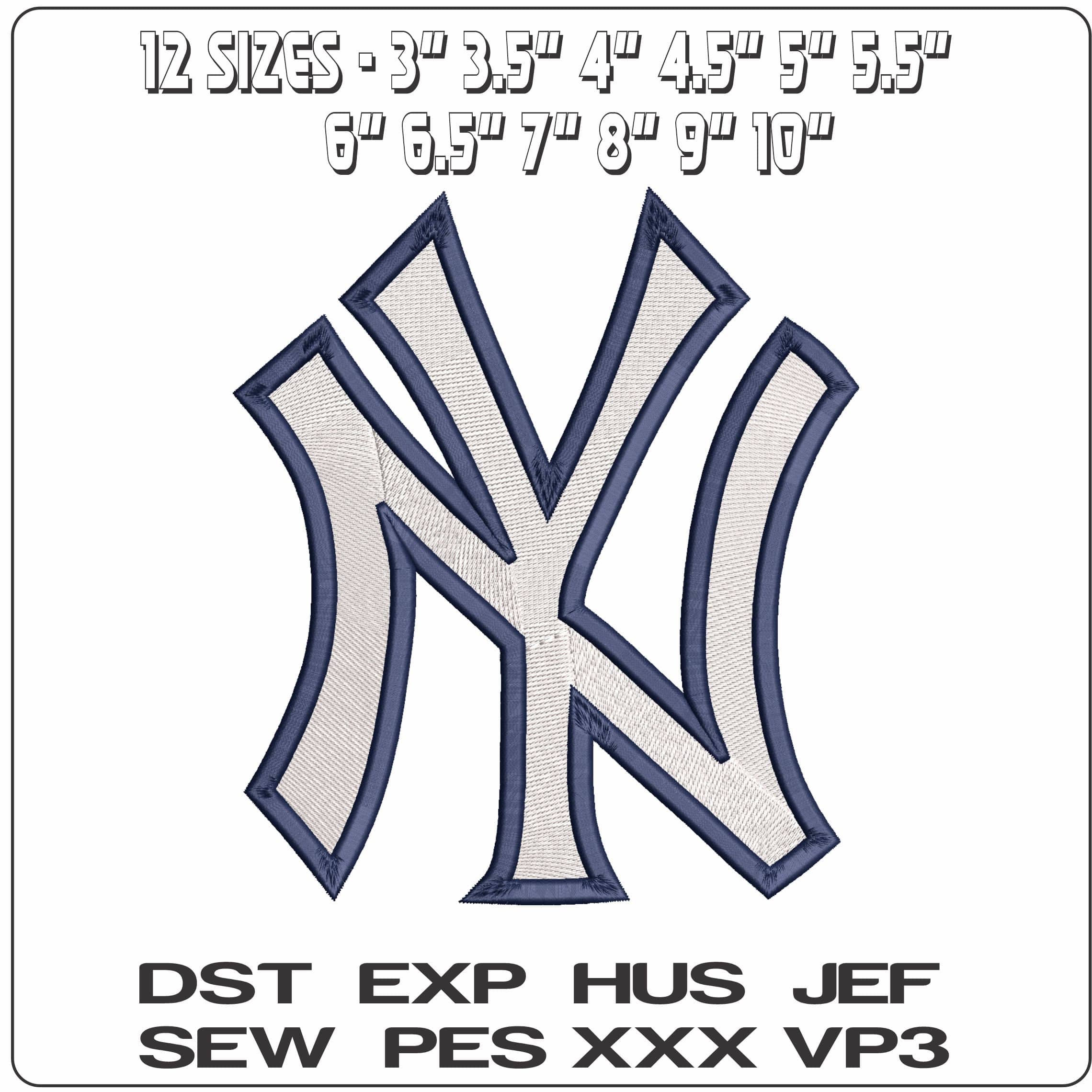 NY- Elegant embroidery design file - instant download — view 2