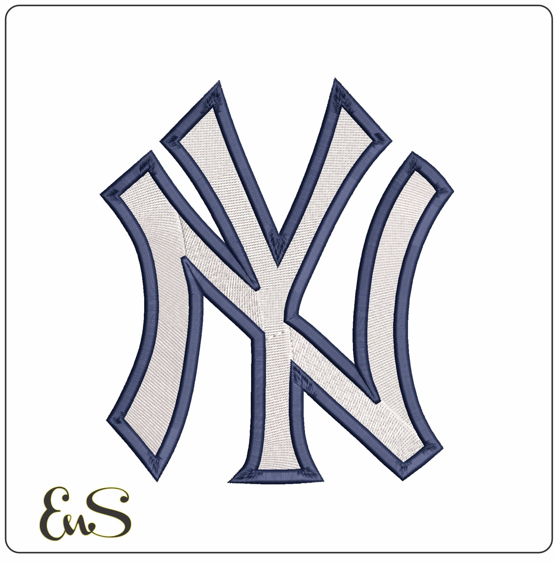 NY- Elegant embroidery design file - instant download