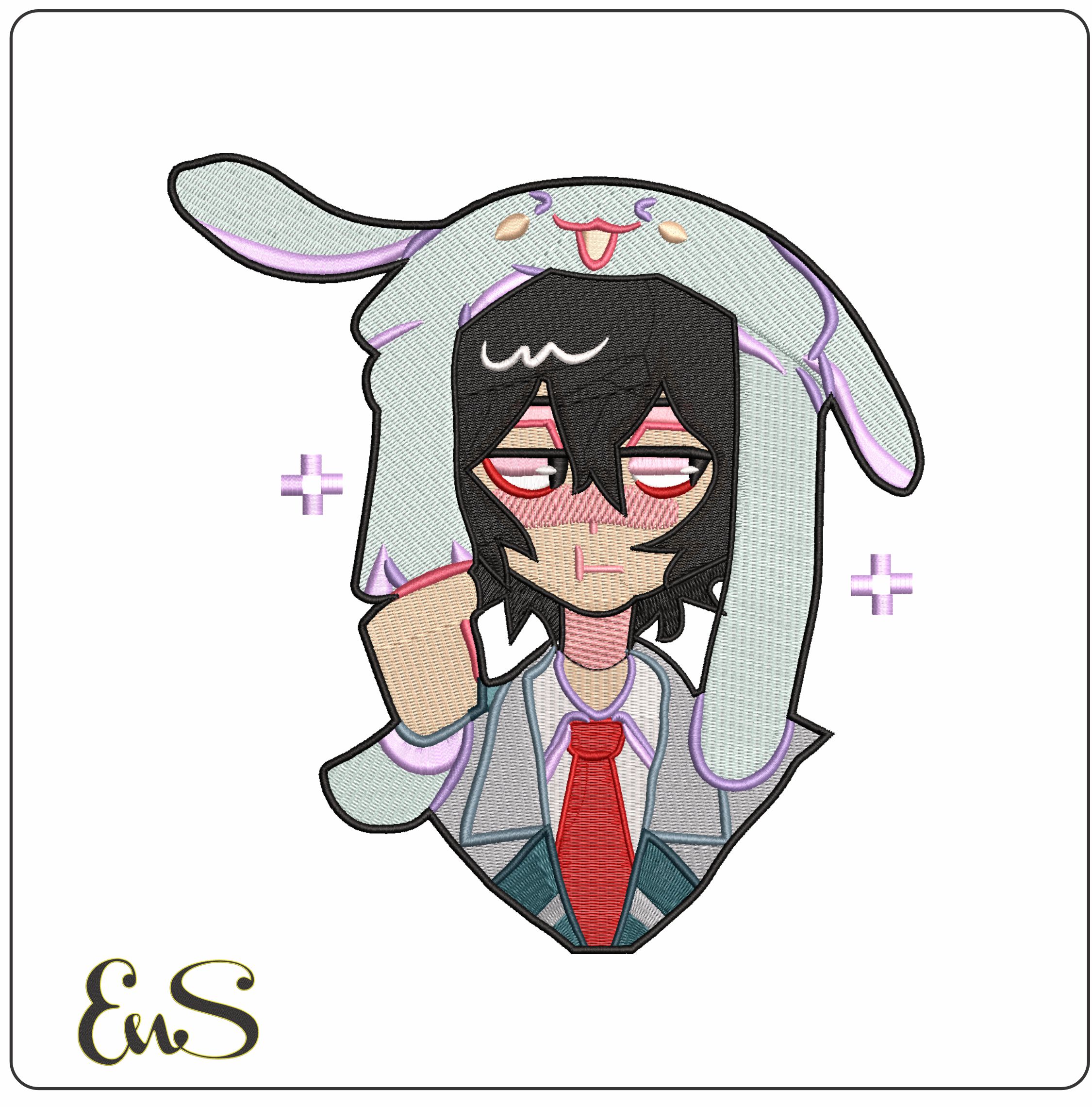 Shota Aizawa Eraser Head My Hero Academia anime- Elegant embroidery design file - instant download