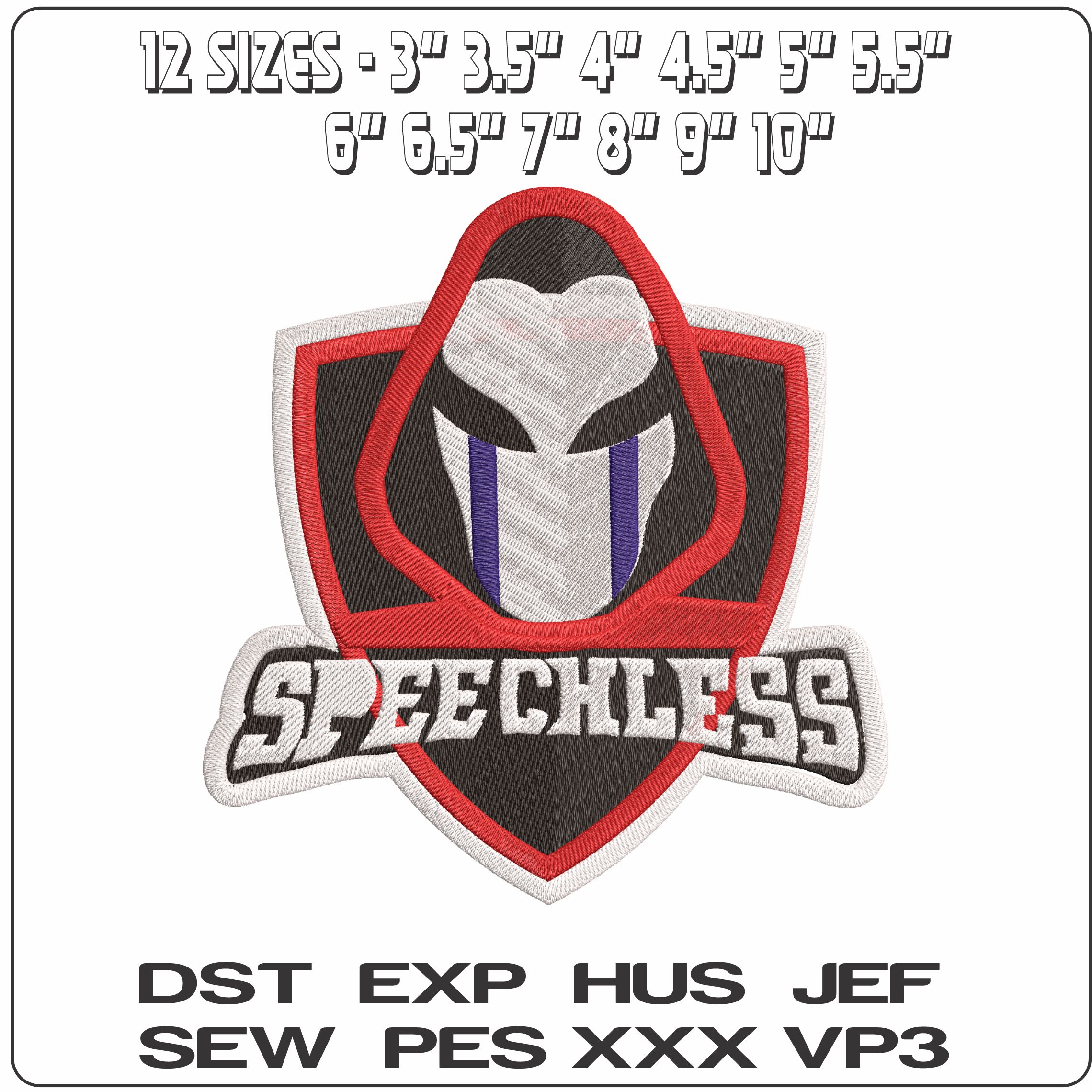 Speechless Firefly- Elegant embroidery design file - instant download — view 2