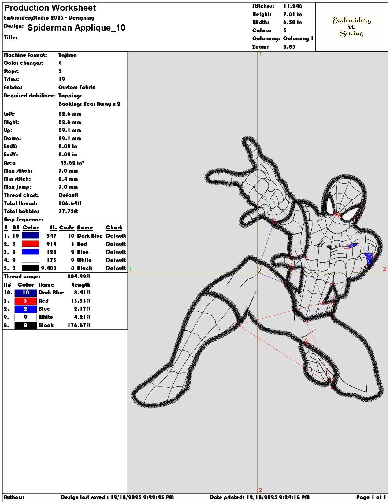 Spiderman Applique- Elegant embroidery design file - instant download — view 3