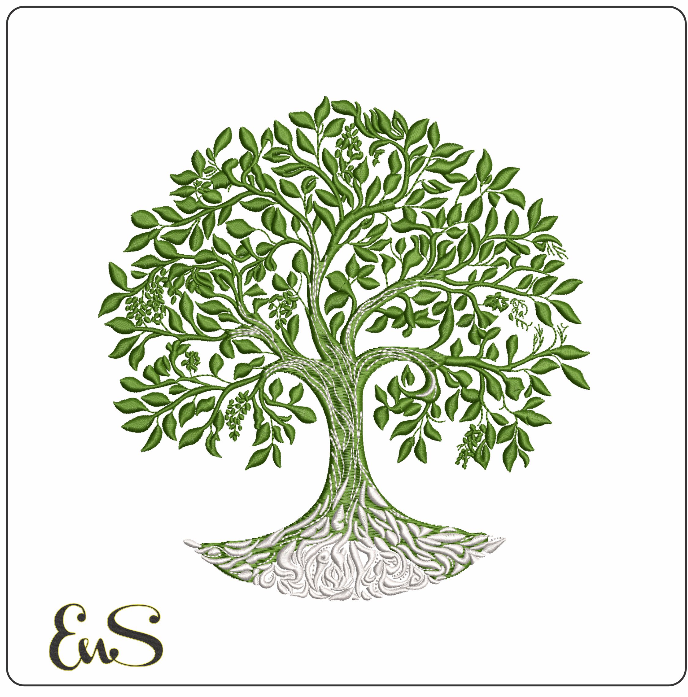 Tree of Life- Elegant embroidery design file - instant download