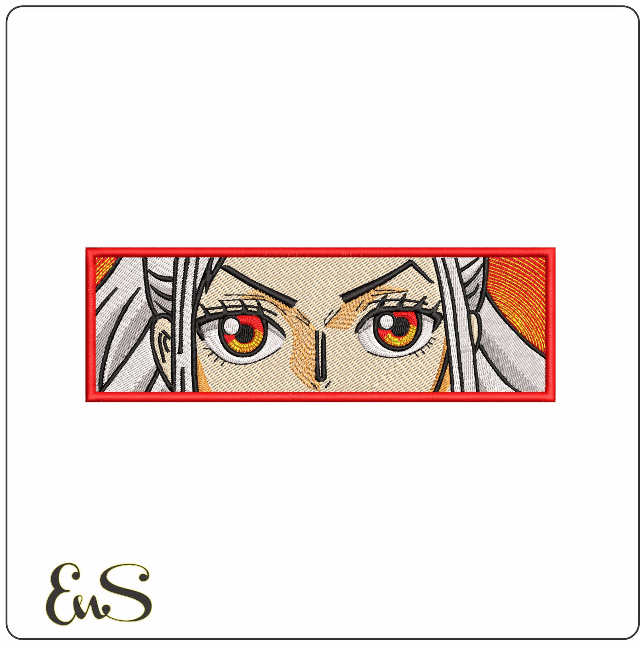 Yamato Eyes One Piece Anime- Elegant embroidery design file - instant download