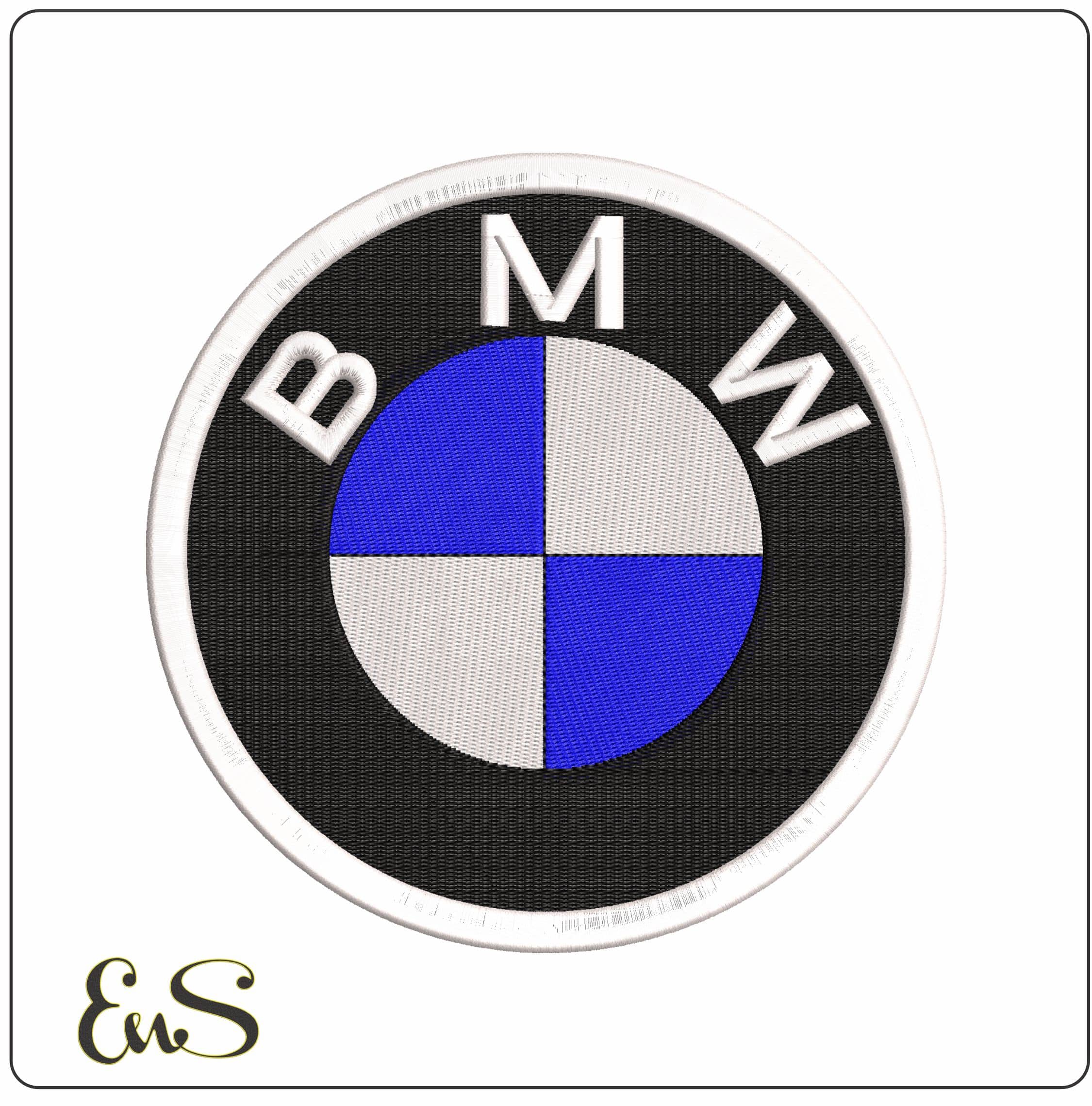 BMW Basic - Elegant embroidery design file - instant download