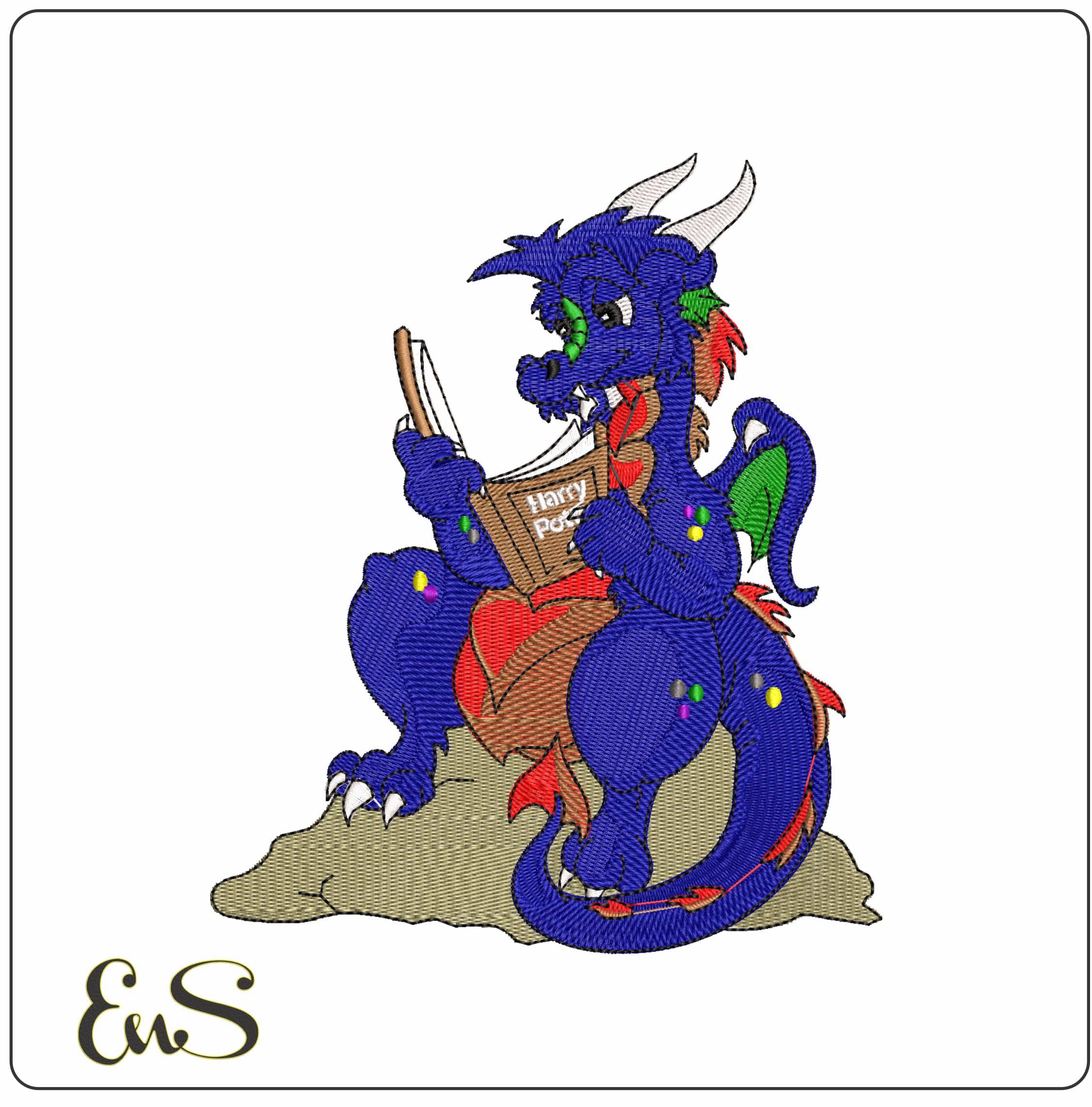 Daarth - Elegant embroidery design file - instant download