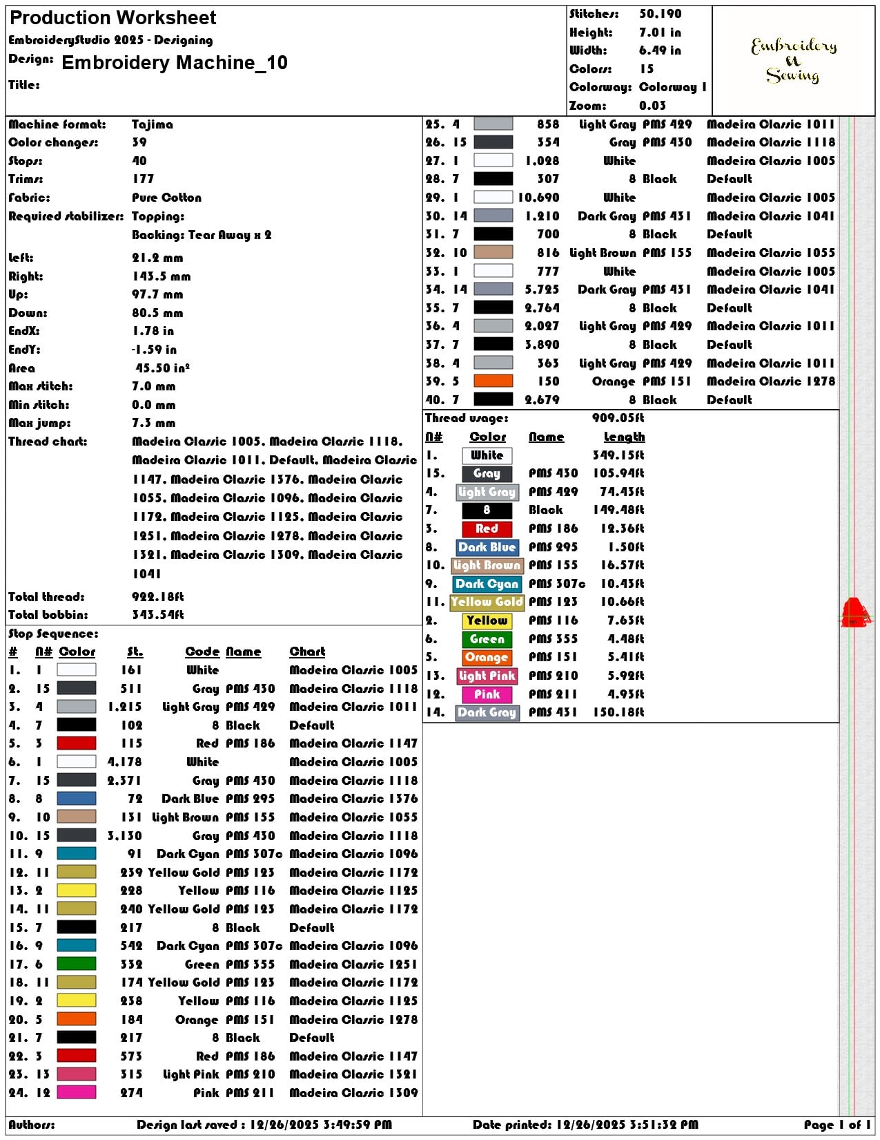 Embroidery Machine  - Elegant embroidery design file - instant download — view 3