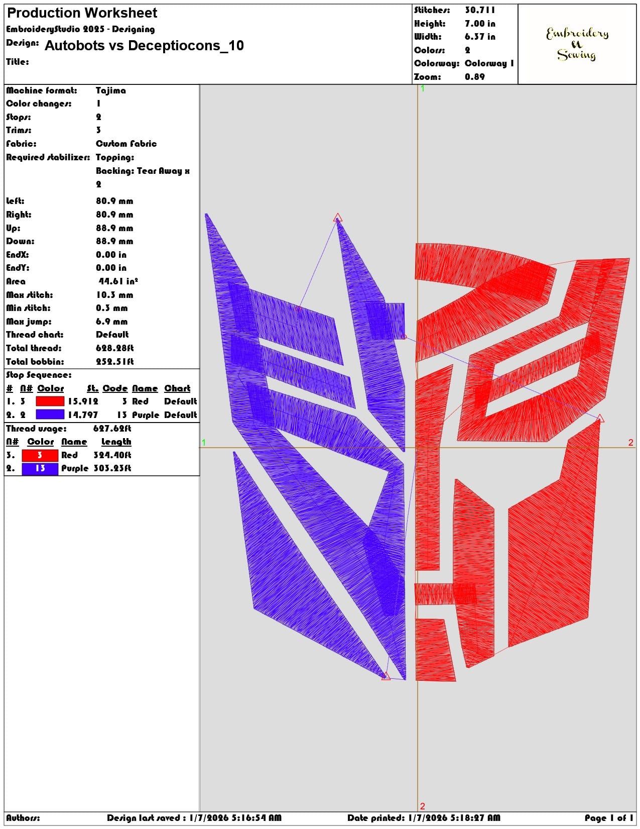 Autobots vs Deceptiocons - Elegant embroidery design file - instant download — view 3
