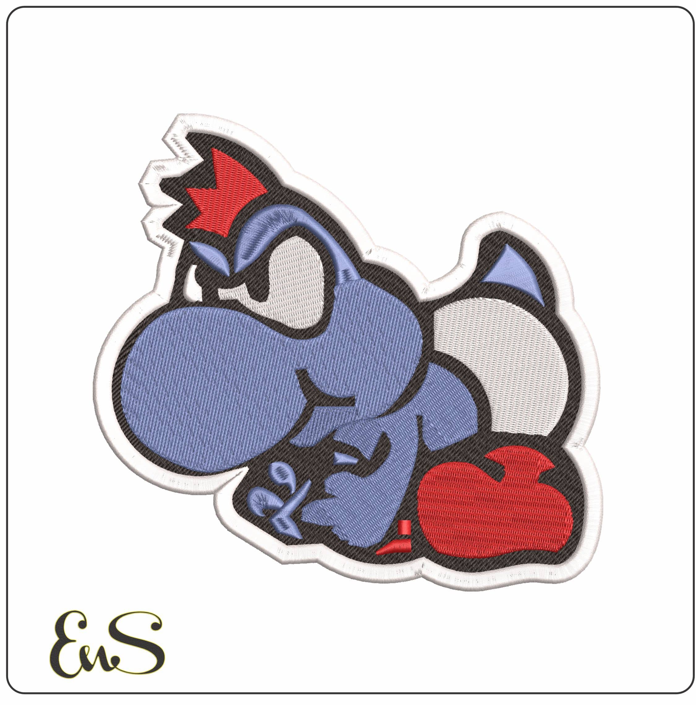Boshi Super Mario Bros - Elegant embroidery design file - instant download
