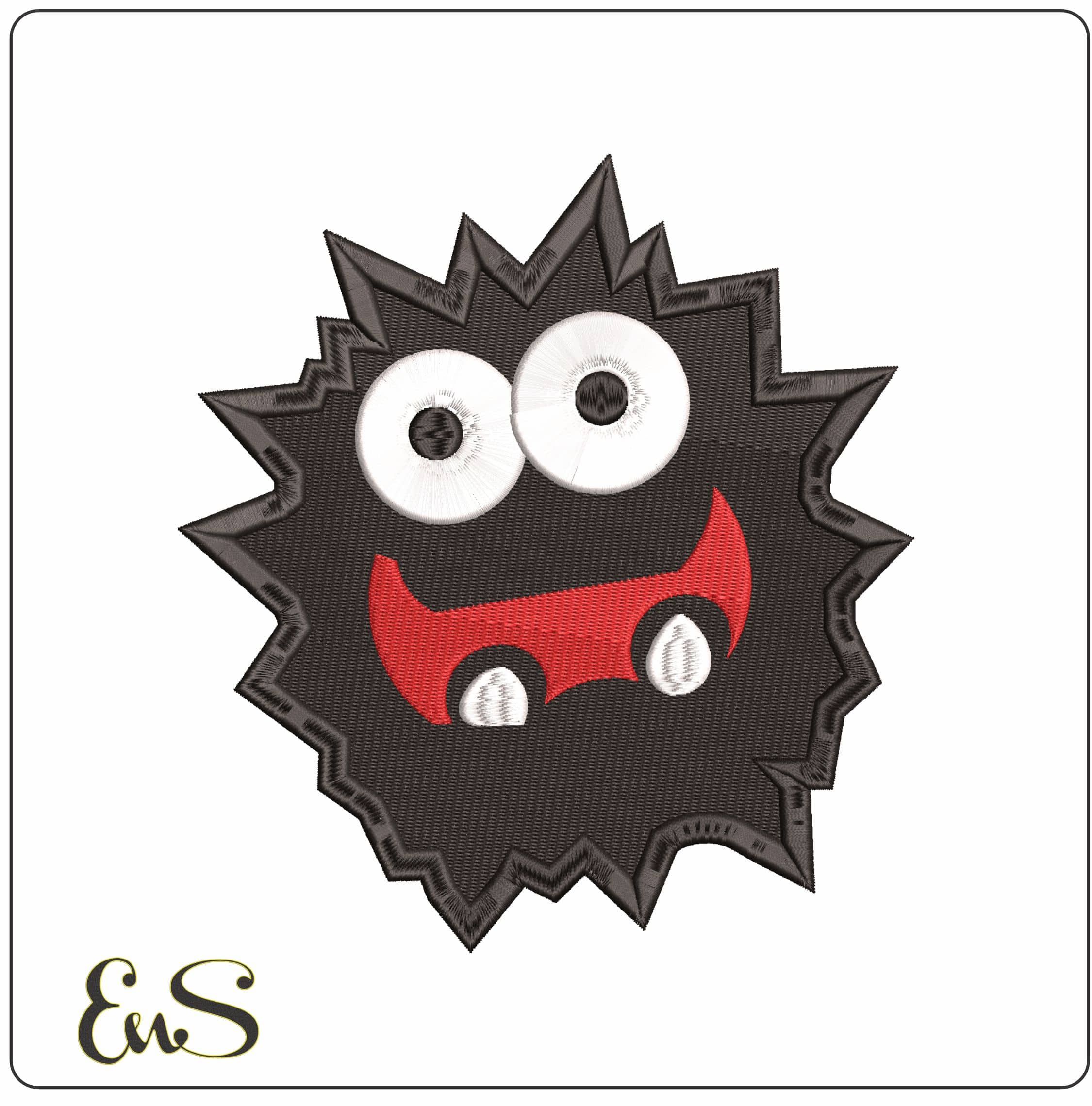 Fuzzy Super Mario Bros - Elegant embroidery design file - instant download