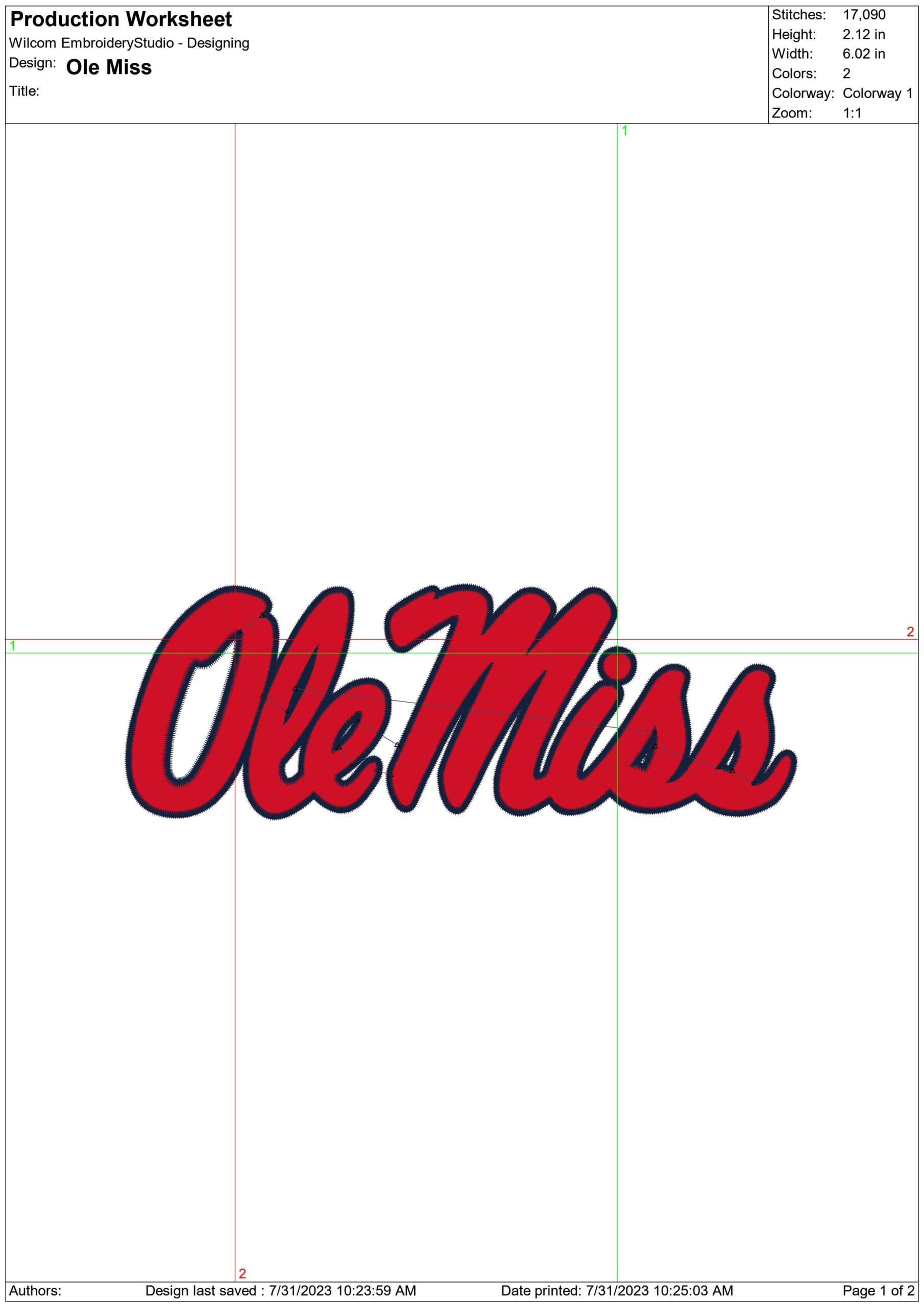 Ole Miss logo embroidery designs - University of Mississippi embroidery machine pattern embroidery file - instant download — view 3