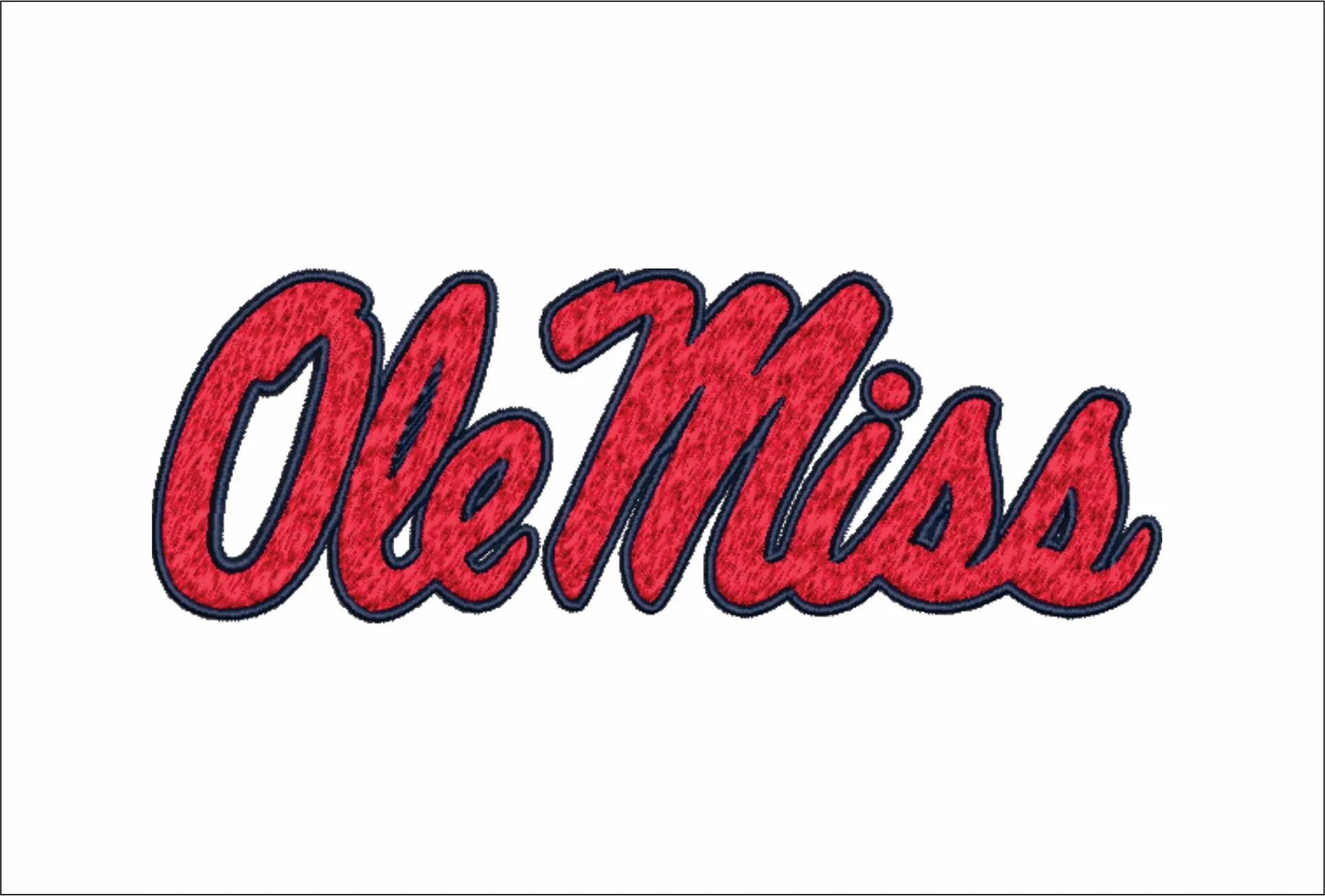 Ole Miss logo embroidery designs - University of Mississippi embroidery machine pattern embroidery file - instant download