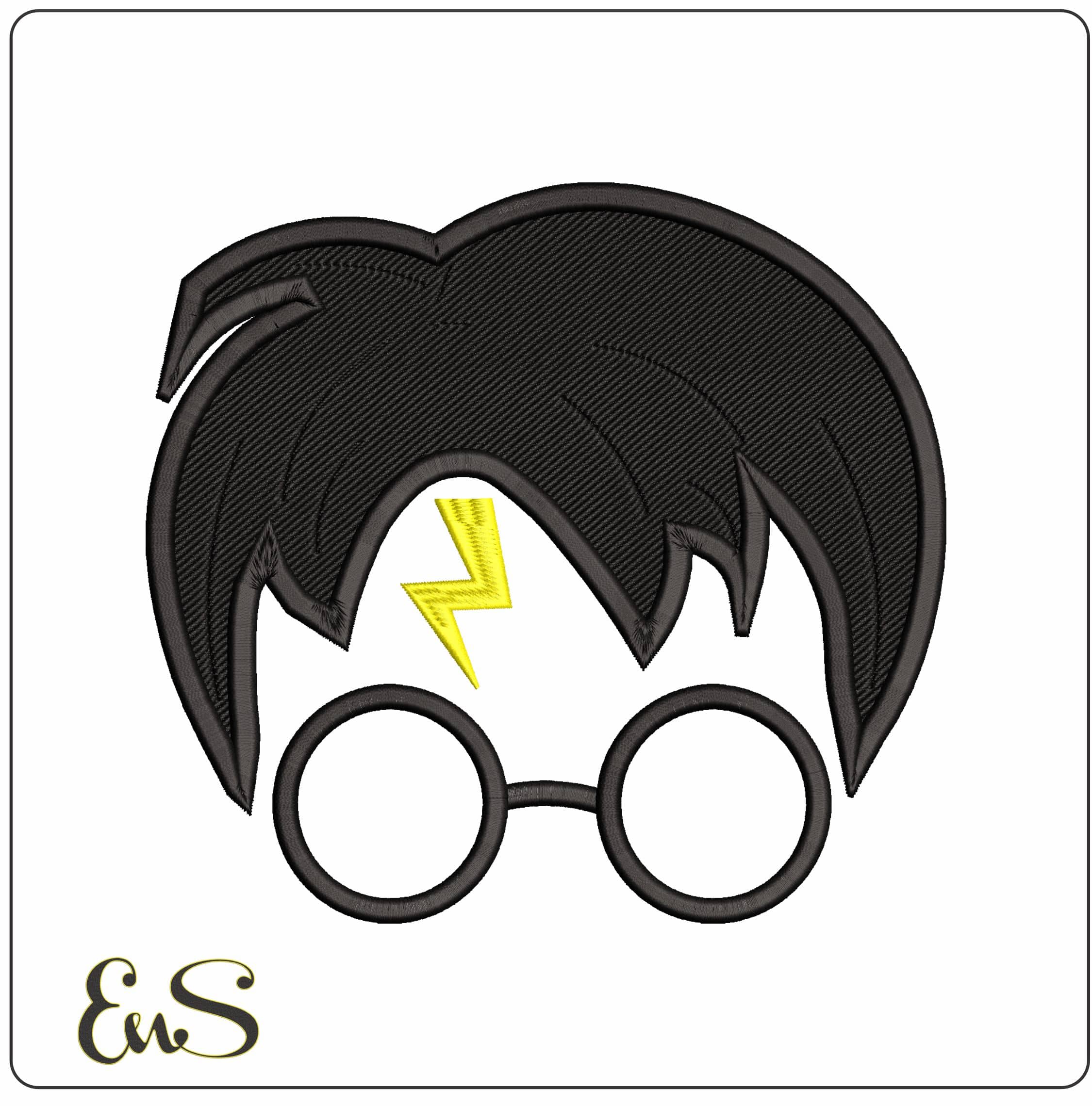 Harry Potter Shiloette - Elegant embroidery design file - instant download