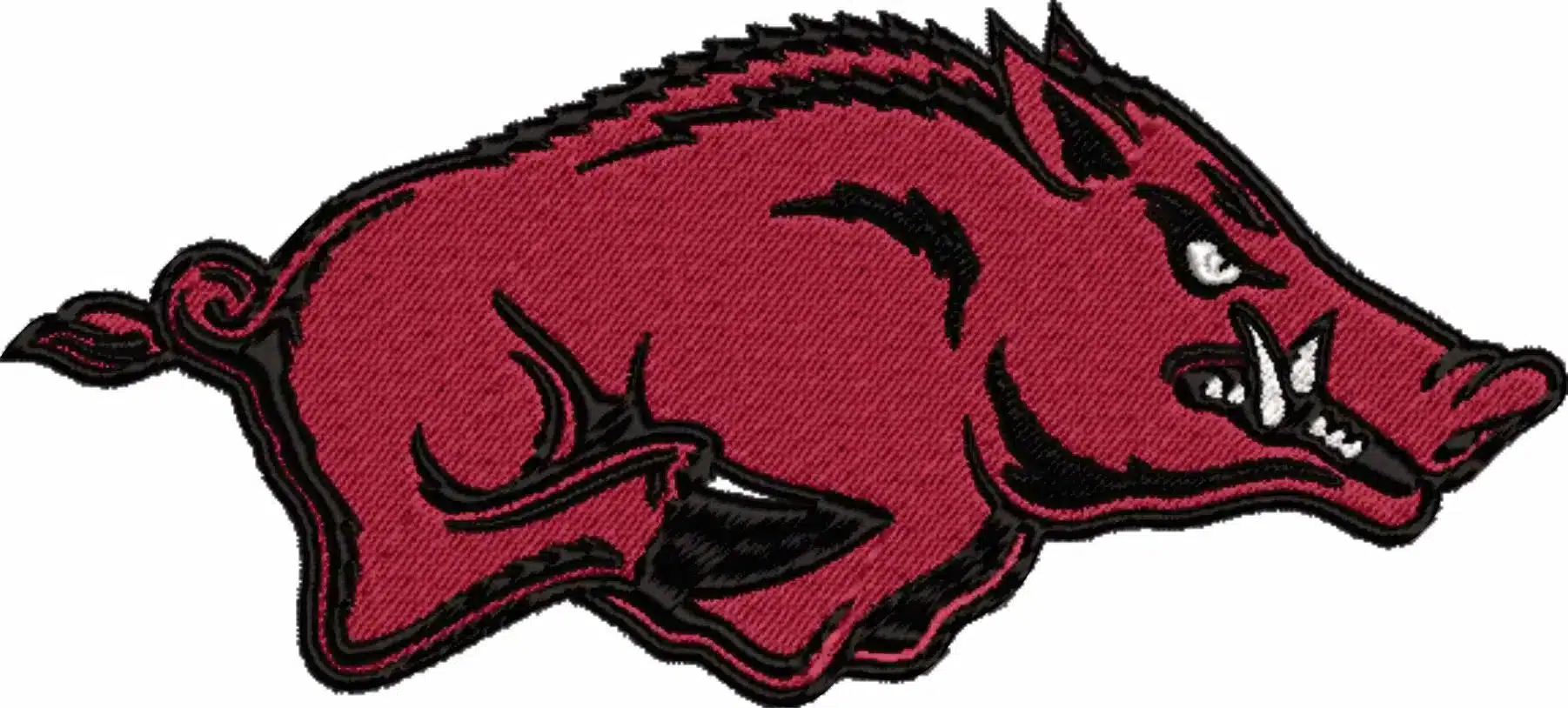 Arkansas Razorbacks embroidery design - University of Arkansas embroidery machine pattern — view 4