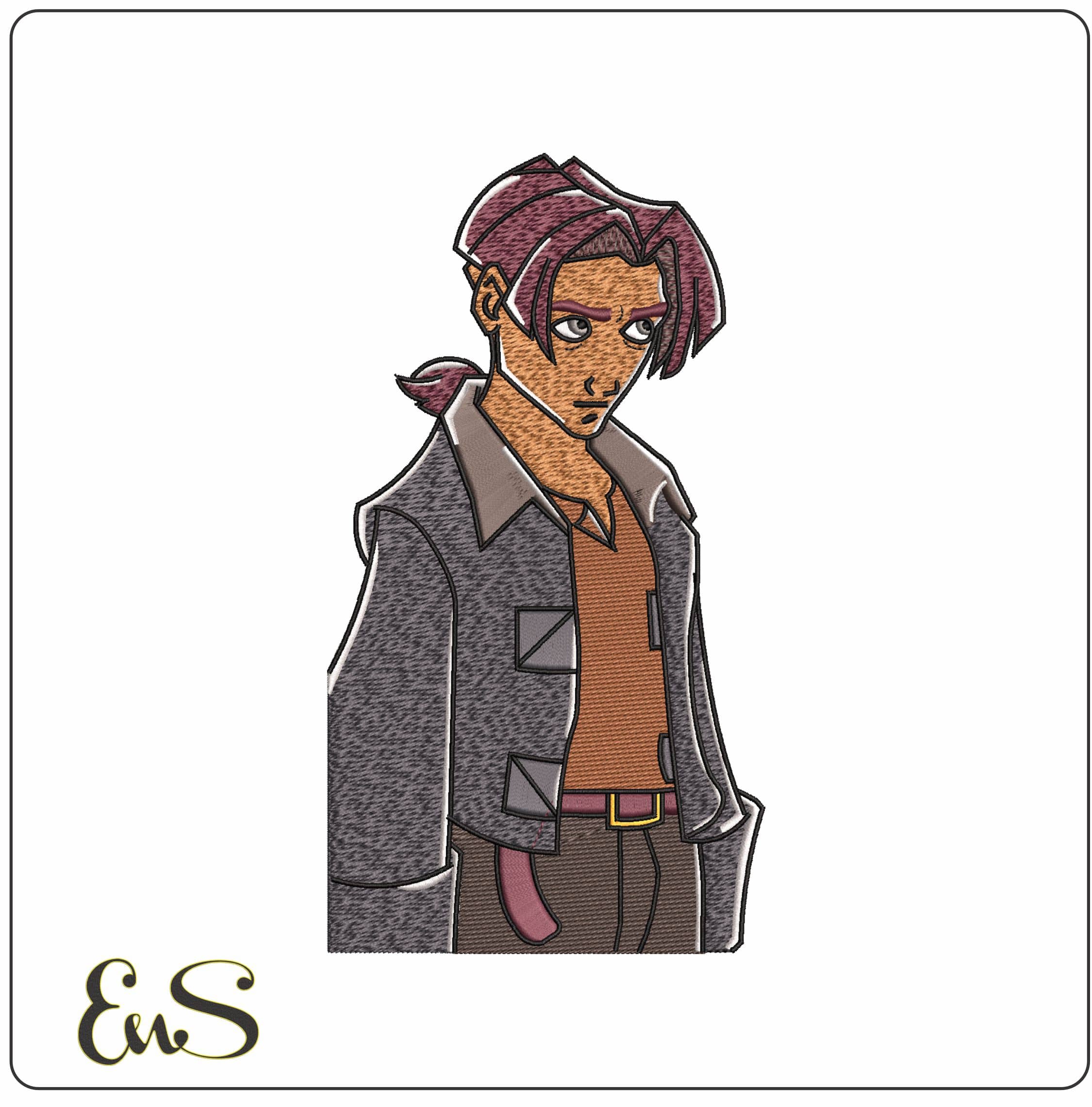 Jim Hawkins Treasure Planet Disney - Elegant embroidery design file - instant download