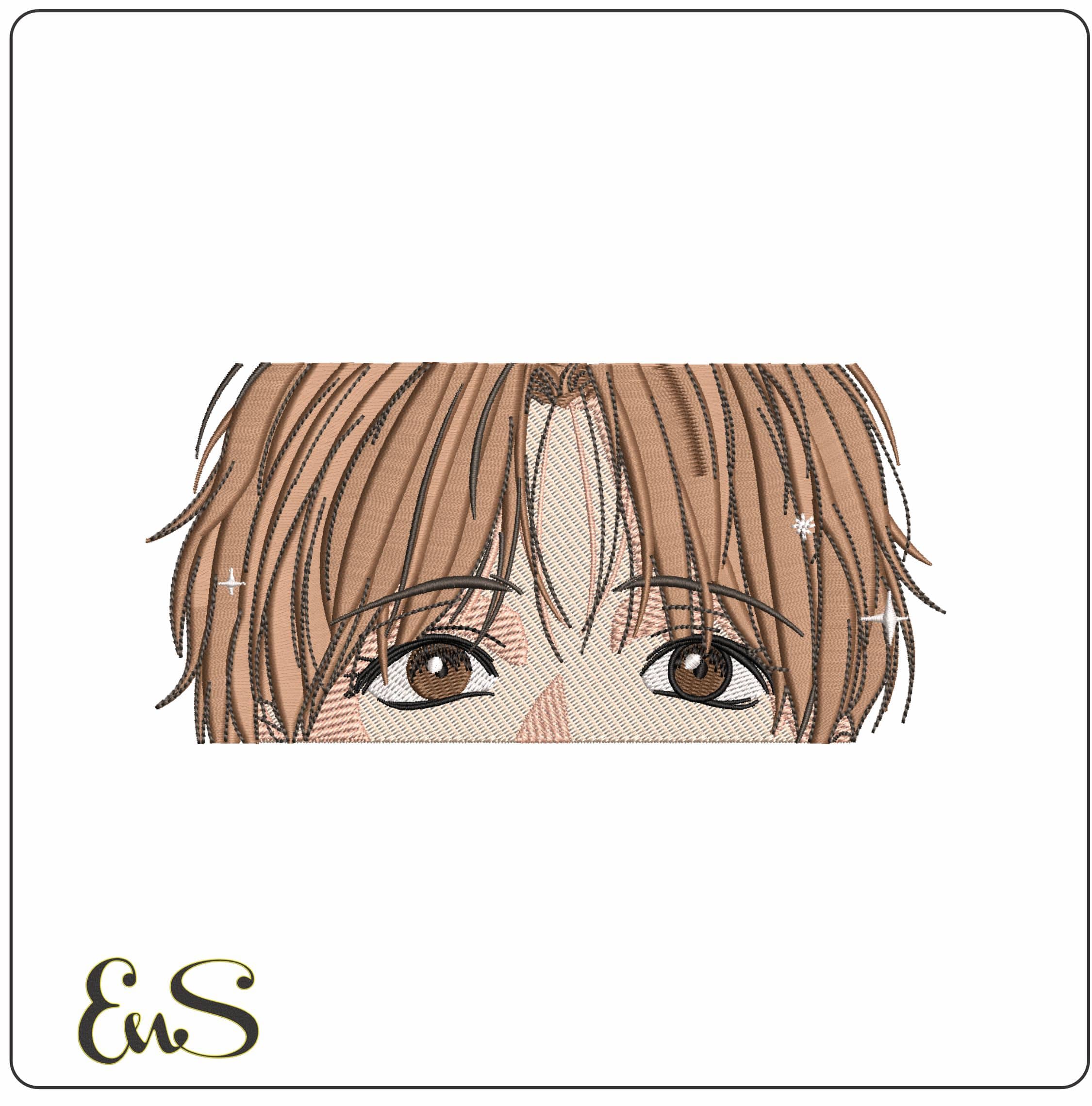 Kim Dan Boys Love Jinx Anime  - Elegant embroidery design file - instant download