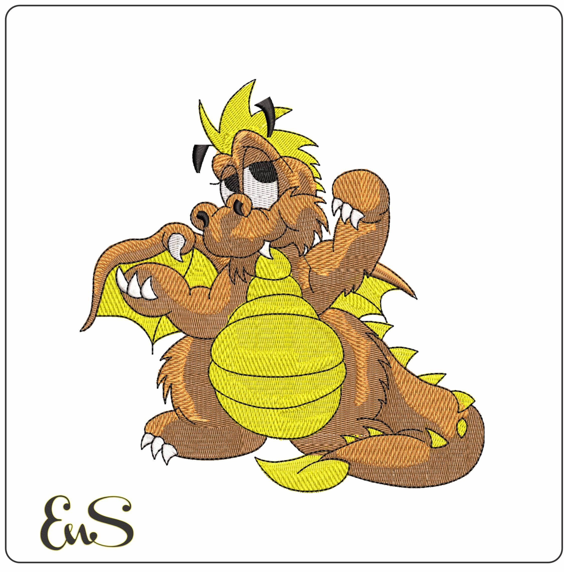 Kraanth  - Elegant embroidery design file - instant download