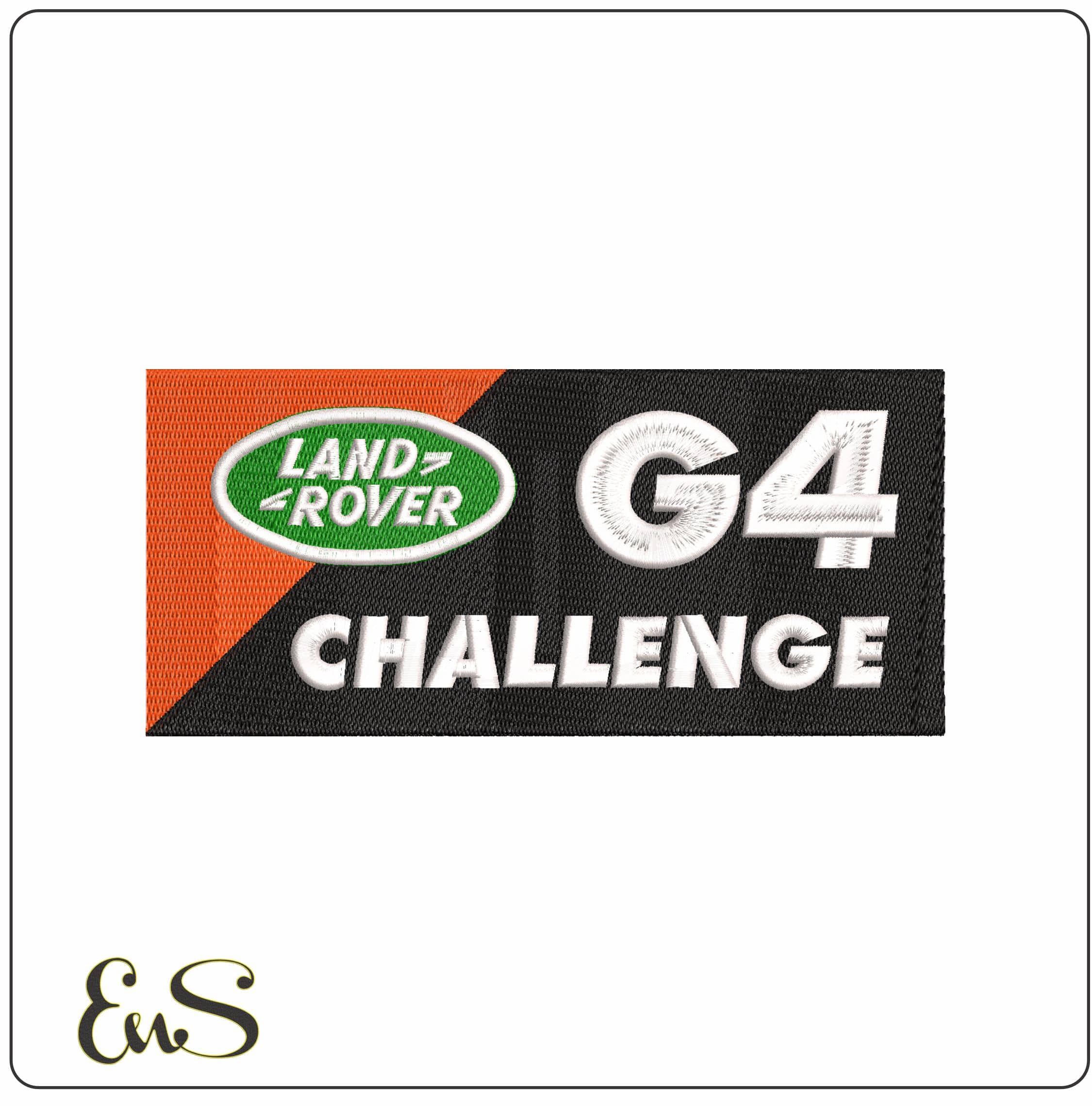 Land Rover G4 Challenge  - Elegant embroidery design file - instant download