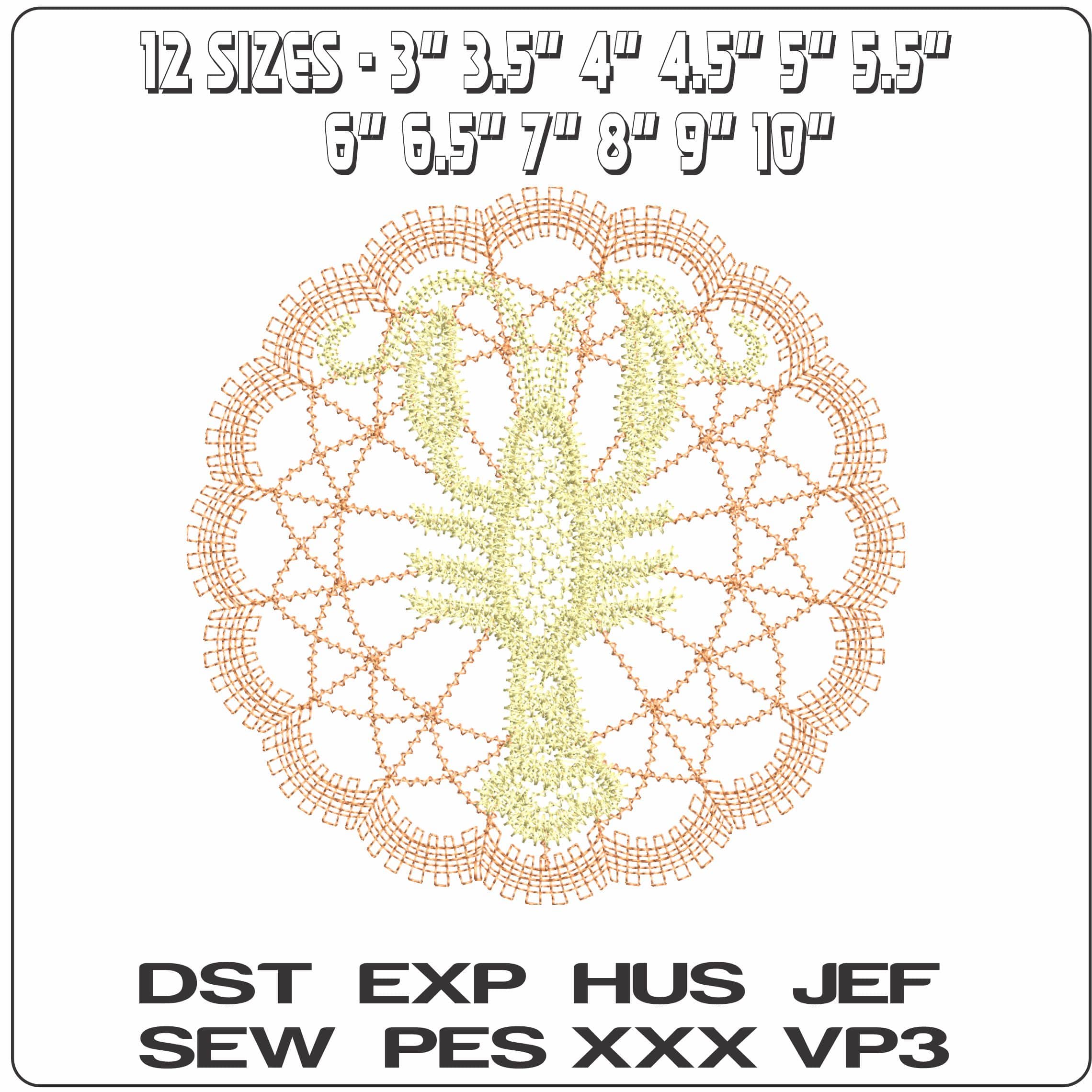 Lobster L  - Elegant embroidery design file - instant download — view 2