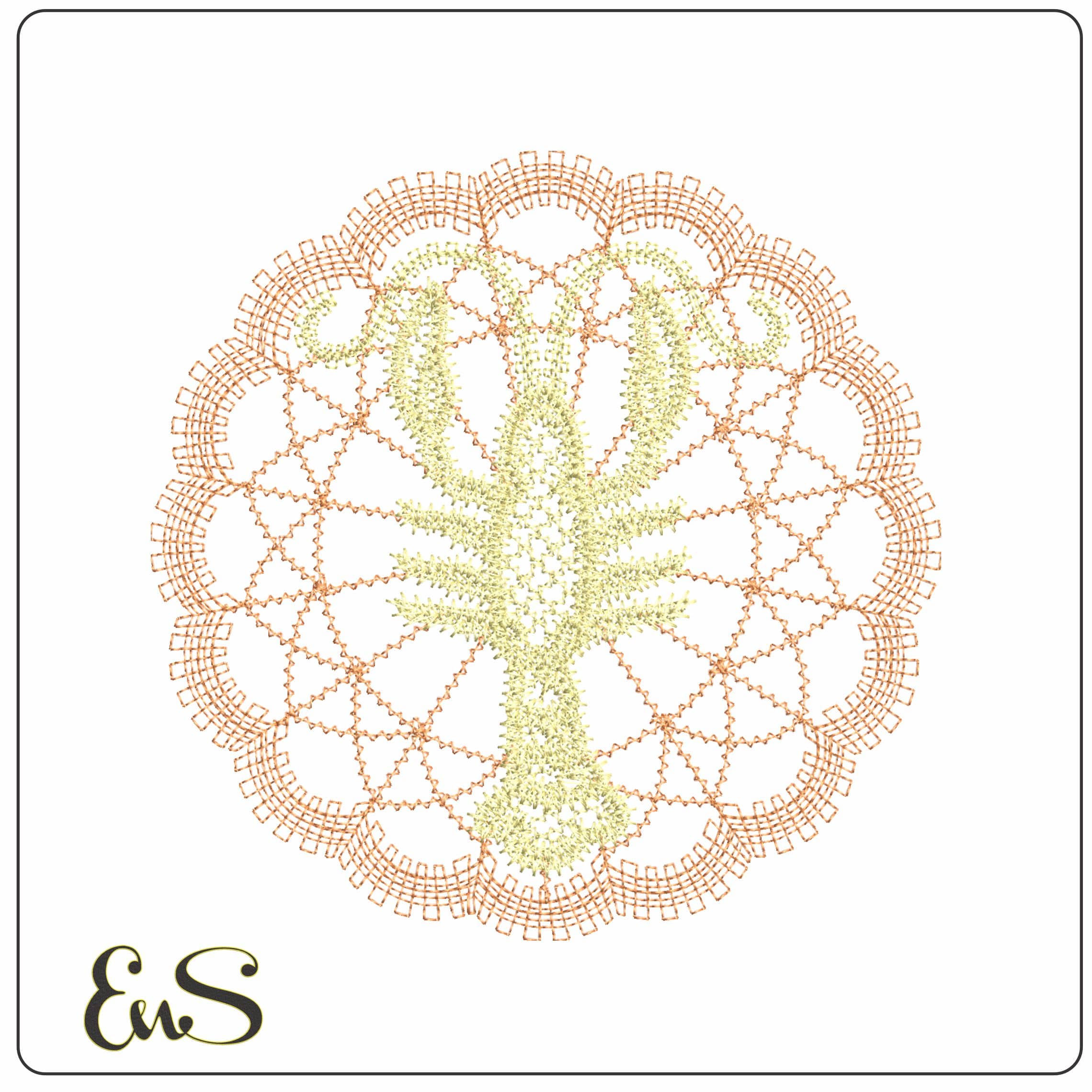Lobster L  - Elegant embroidery design file - instant download
