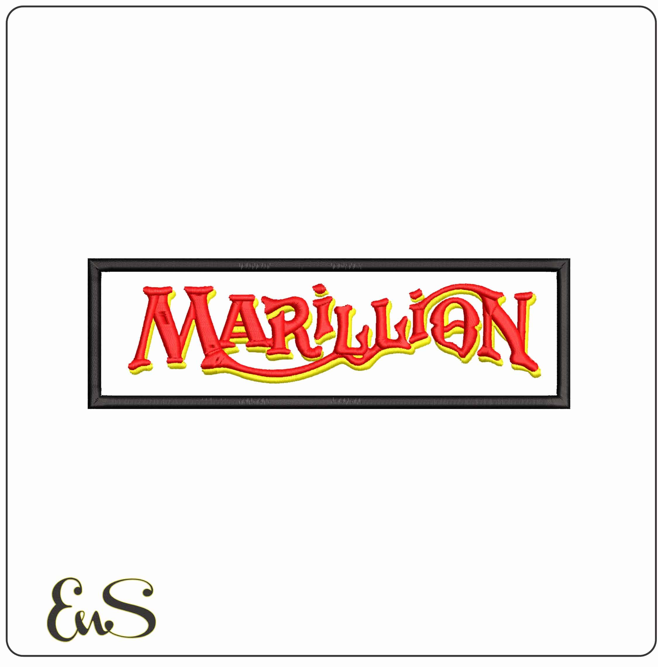 Marillion Rock Band Music  - Elegant embroidery design file - instant download