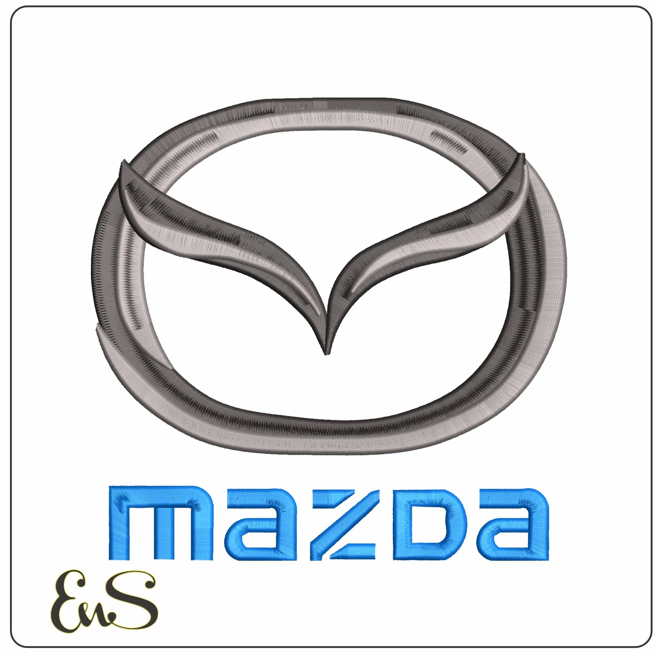Mazda Logo  - Elegant embroidery design file - instant download