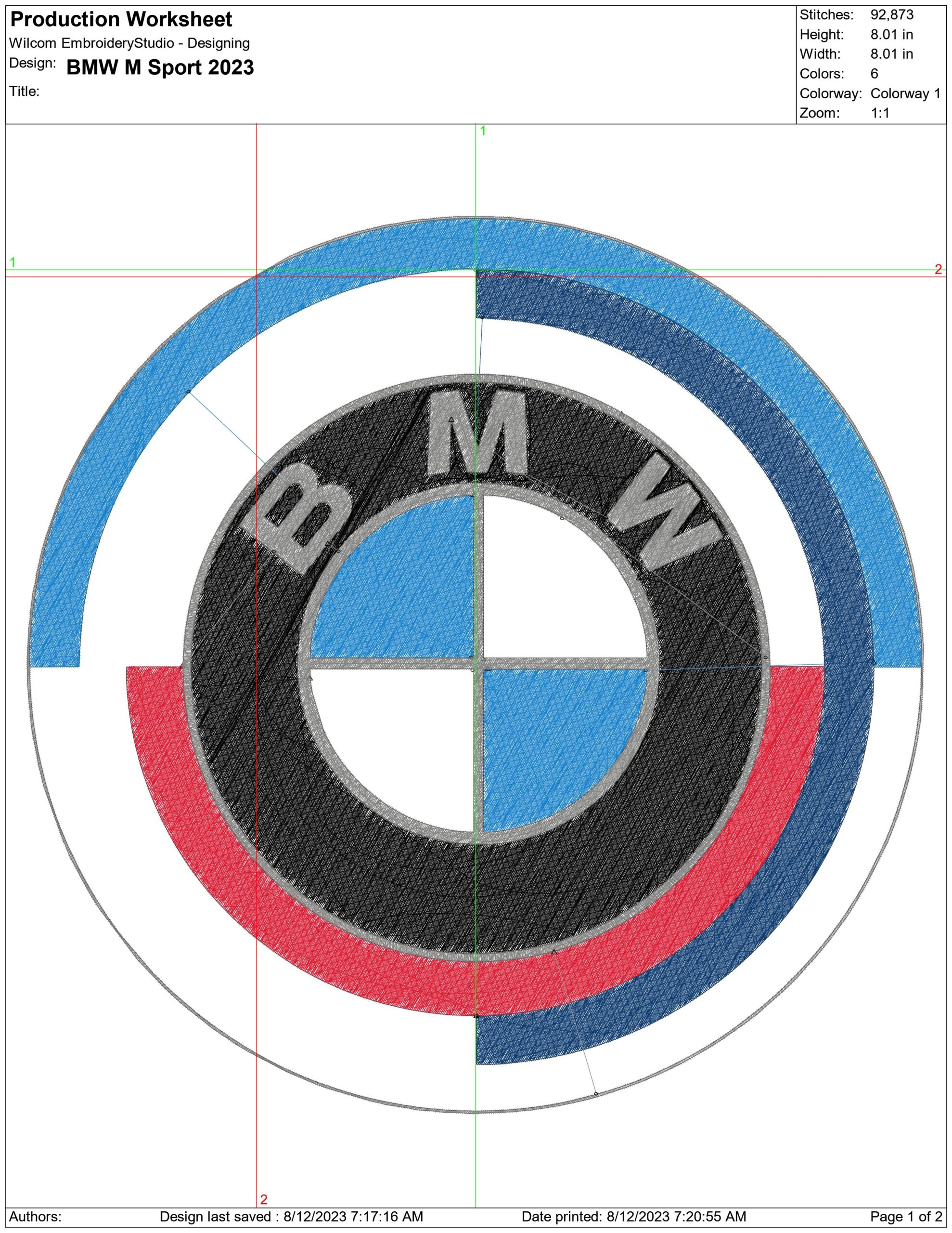 BMW M Sports Logo 2023 Revamp — view 3