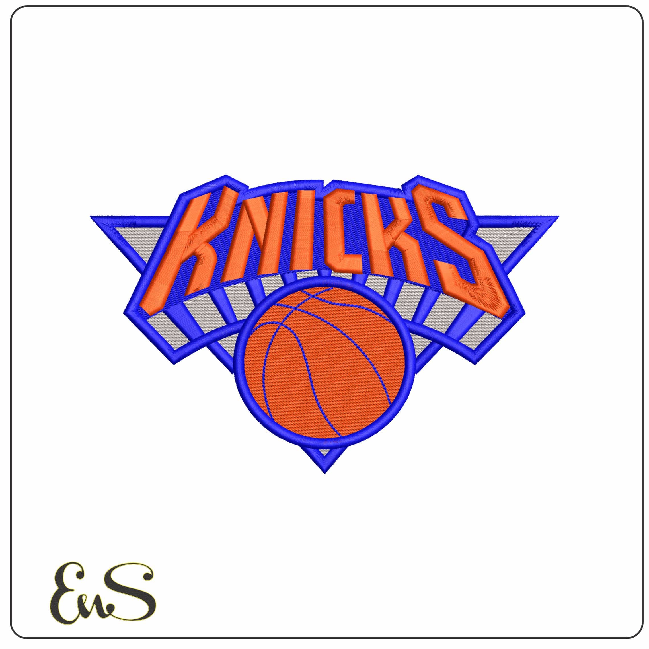 New York Knicks  - Elegant embroidery design file - instant download