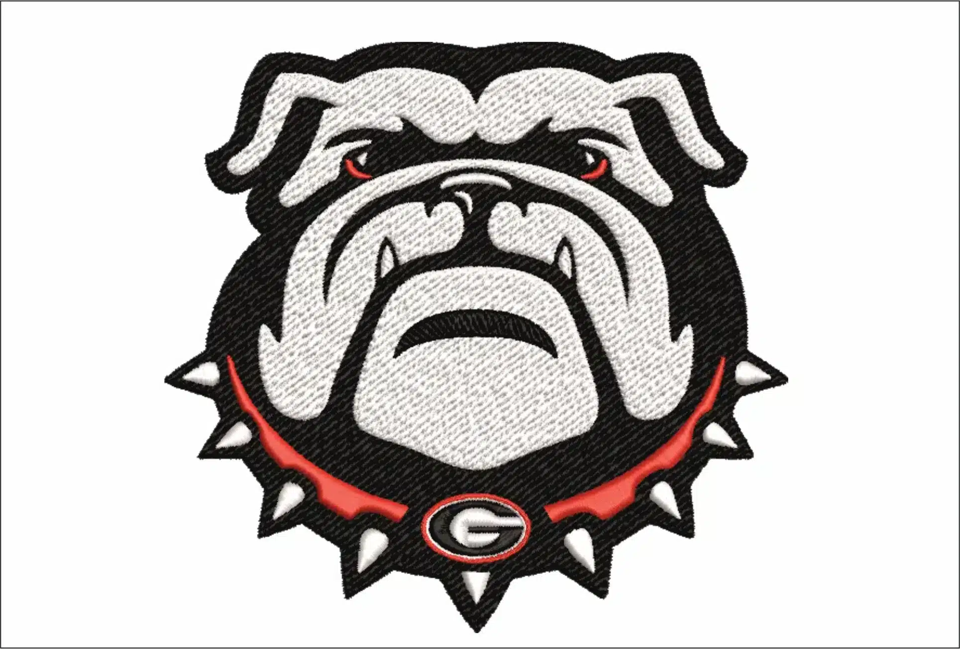 Georgia Athletics embroidery design - University of Georgia Bulldogs Logo
