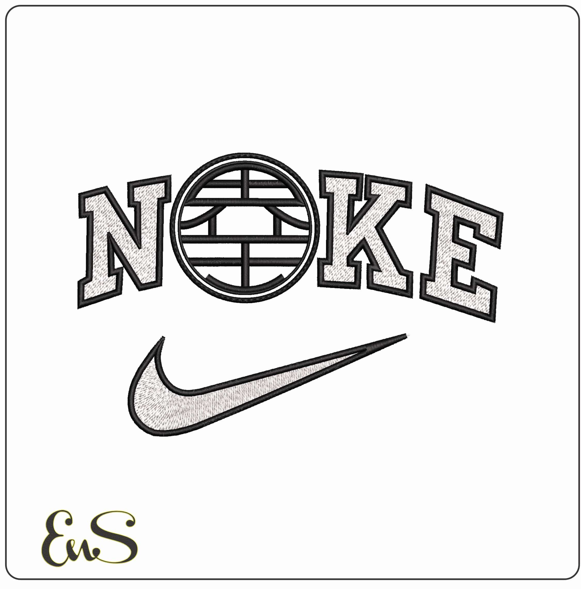 Nike King Kaio Symbol Dragon Ball Anime - Elegant embroidery design file - instant download