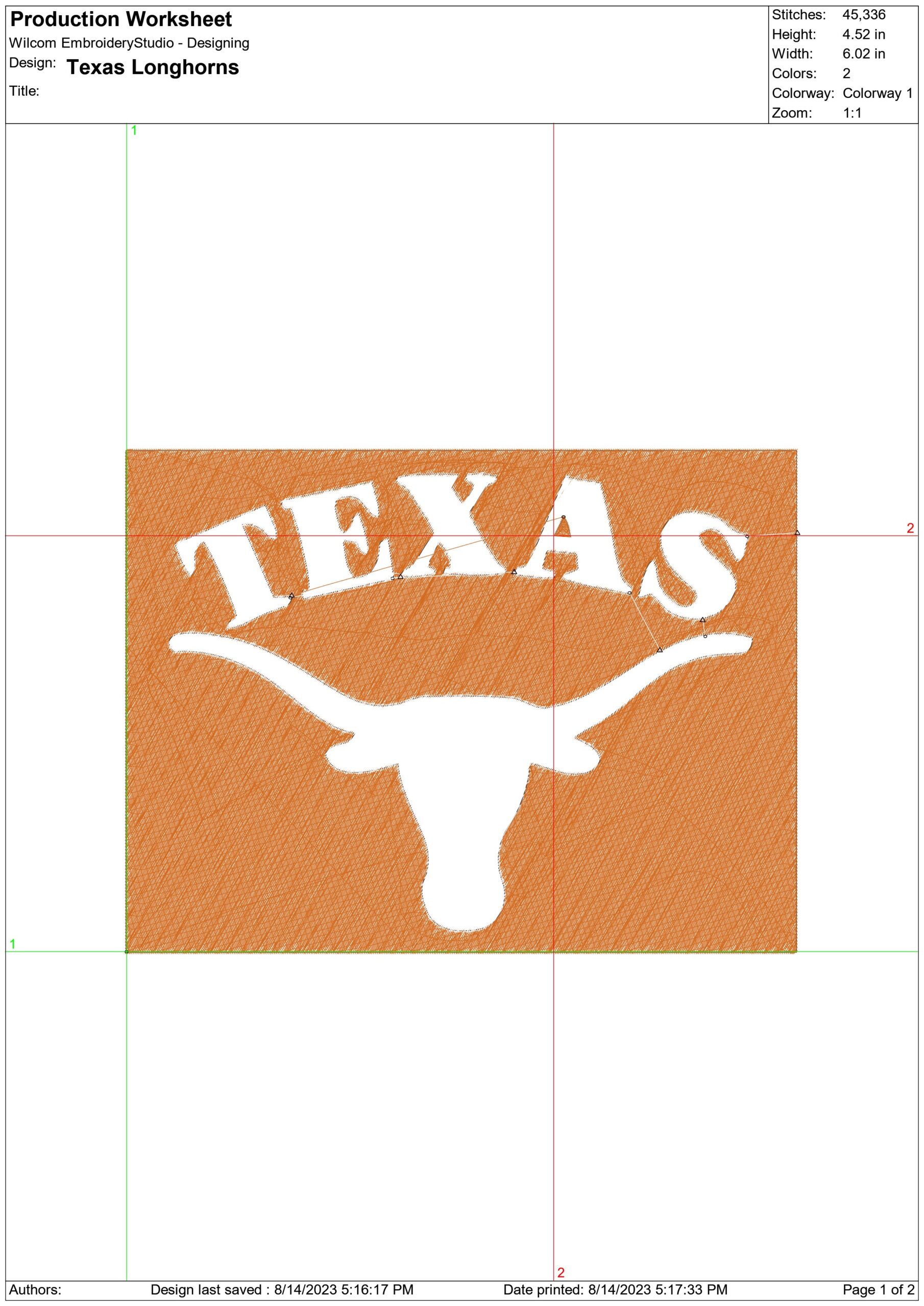 Texas Longhorns Patch embroidery design - Logo embroidery machine pattern embroidery file - instant download in a frame — view 2