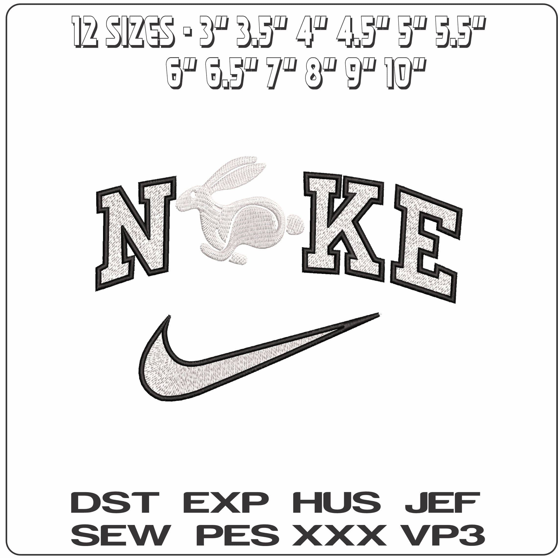 Nike Rabit VW Golf Logo - Elegant embroidery design file - instant download — view 2