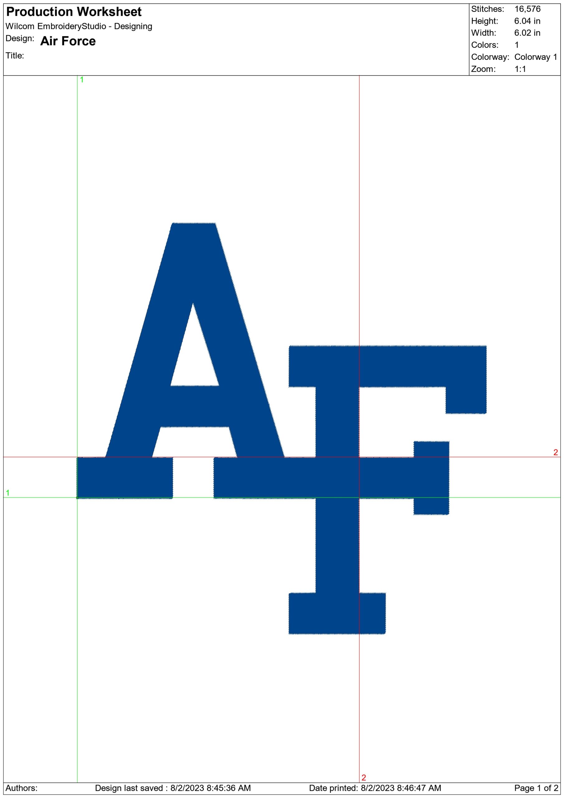 Air Force embroidery design - Air Force Falcons  embroidery machine  pattern embroidery file - instant download in a frame — view 2