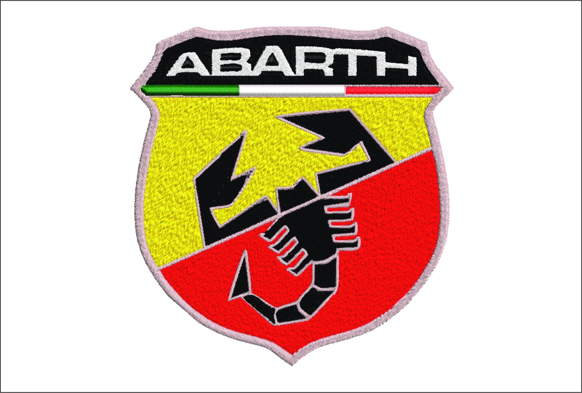 Fiat Abarth Car Logo - Fiat 500 digital design machine pattern Auto Company embroidery file instant download