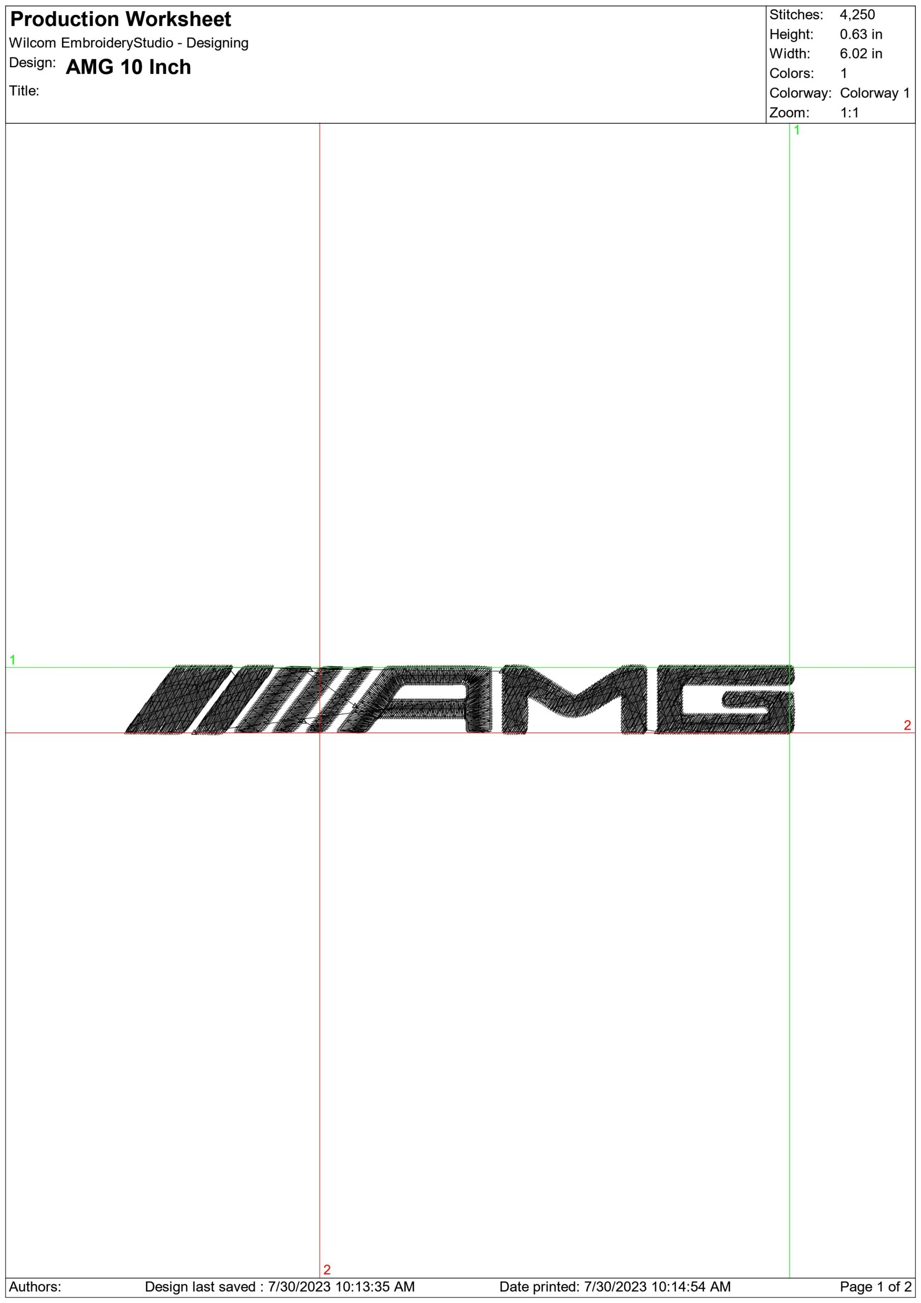 AMG Mercedes Car Logo embroidery design - Merc AMG design machine pattern Car Auto Company embroidery file instant download in a frame — view 2