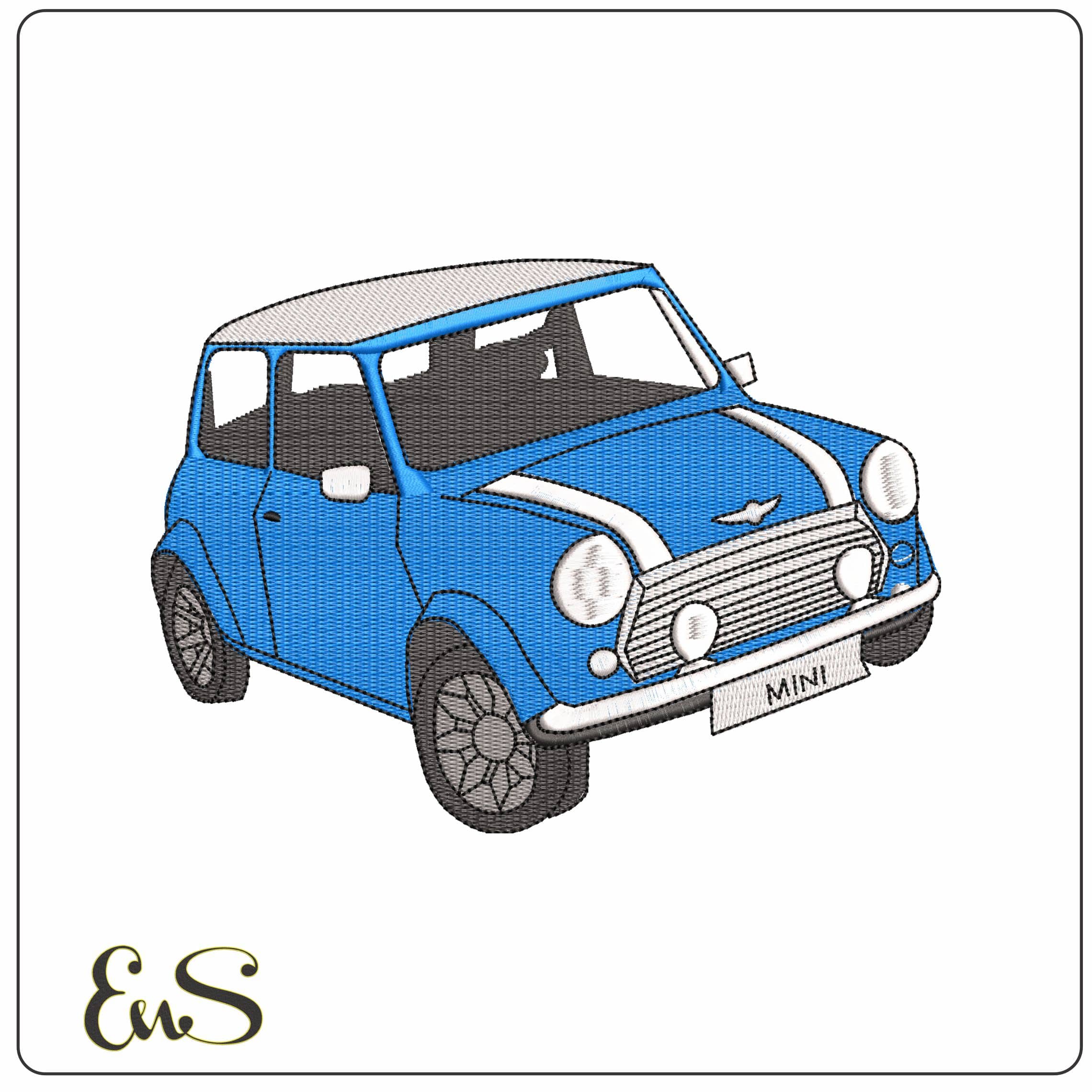 Original Mini Basic  - Elegant embroidery design file - instant download