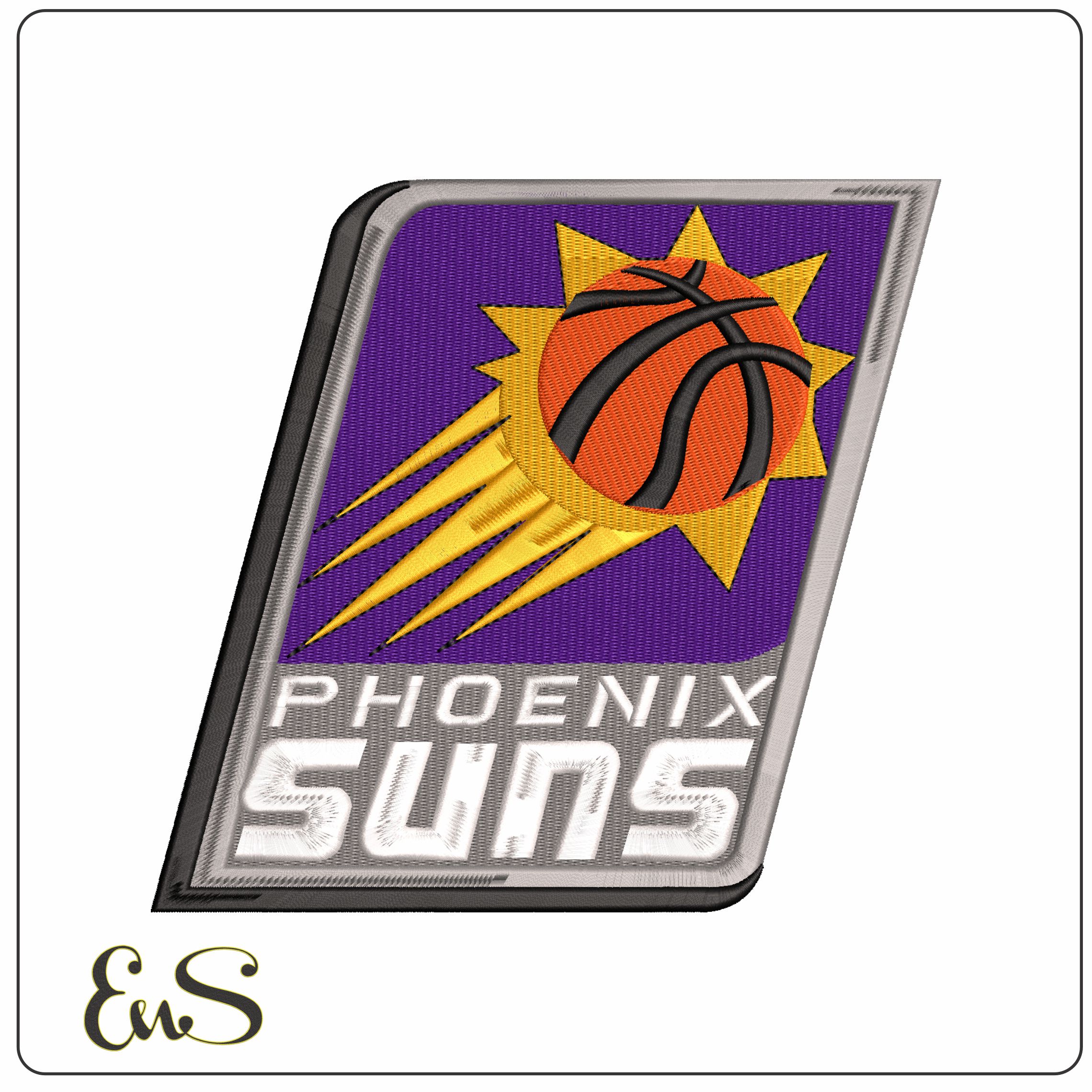 Phoenix Suns   - Elegant embroidery design file - instant download