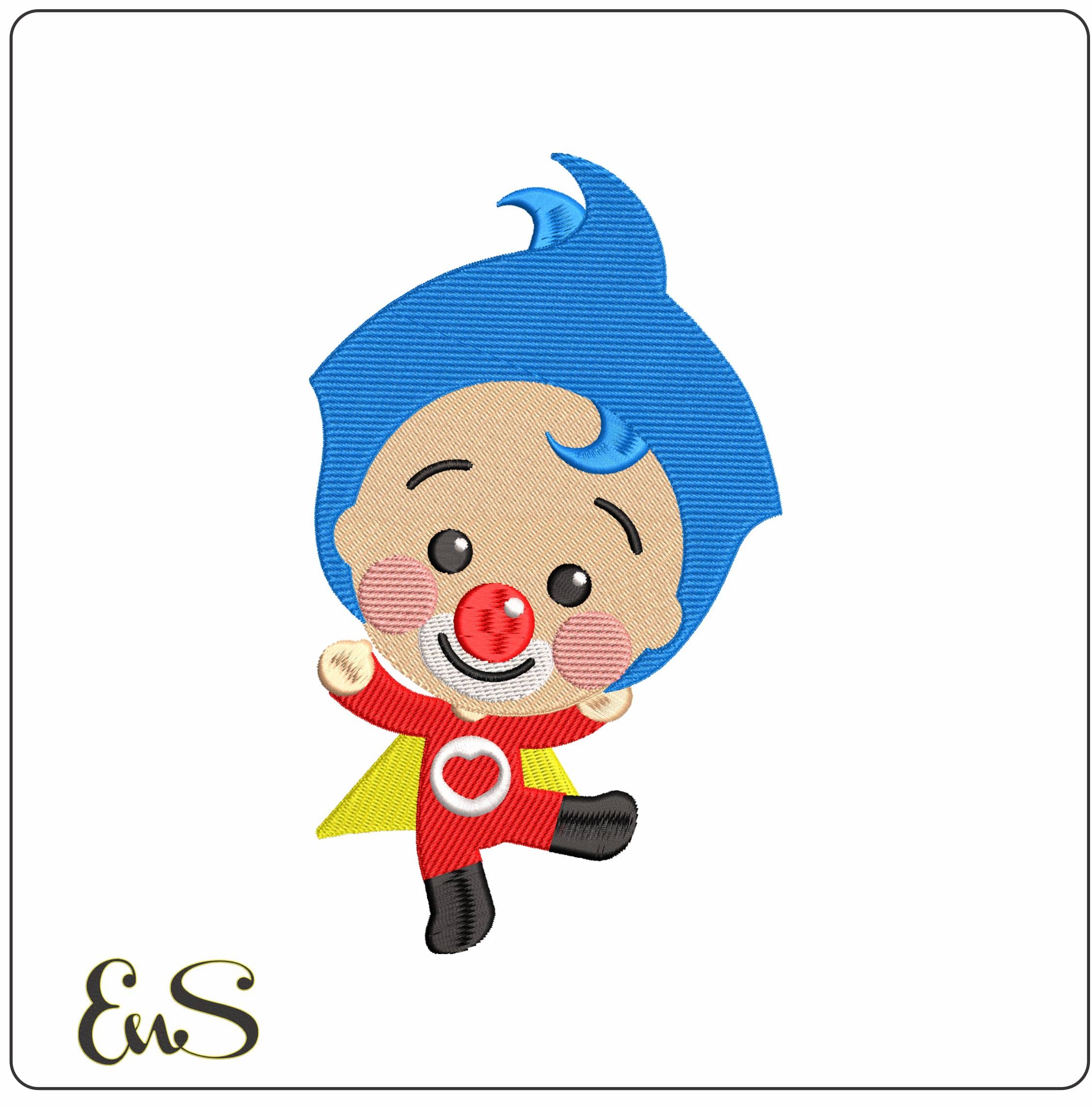 Plim Plim Character  - Elegant embroidery design file - instant download