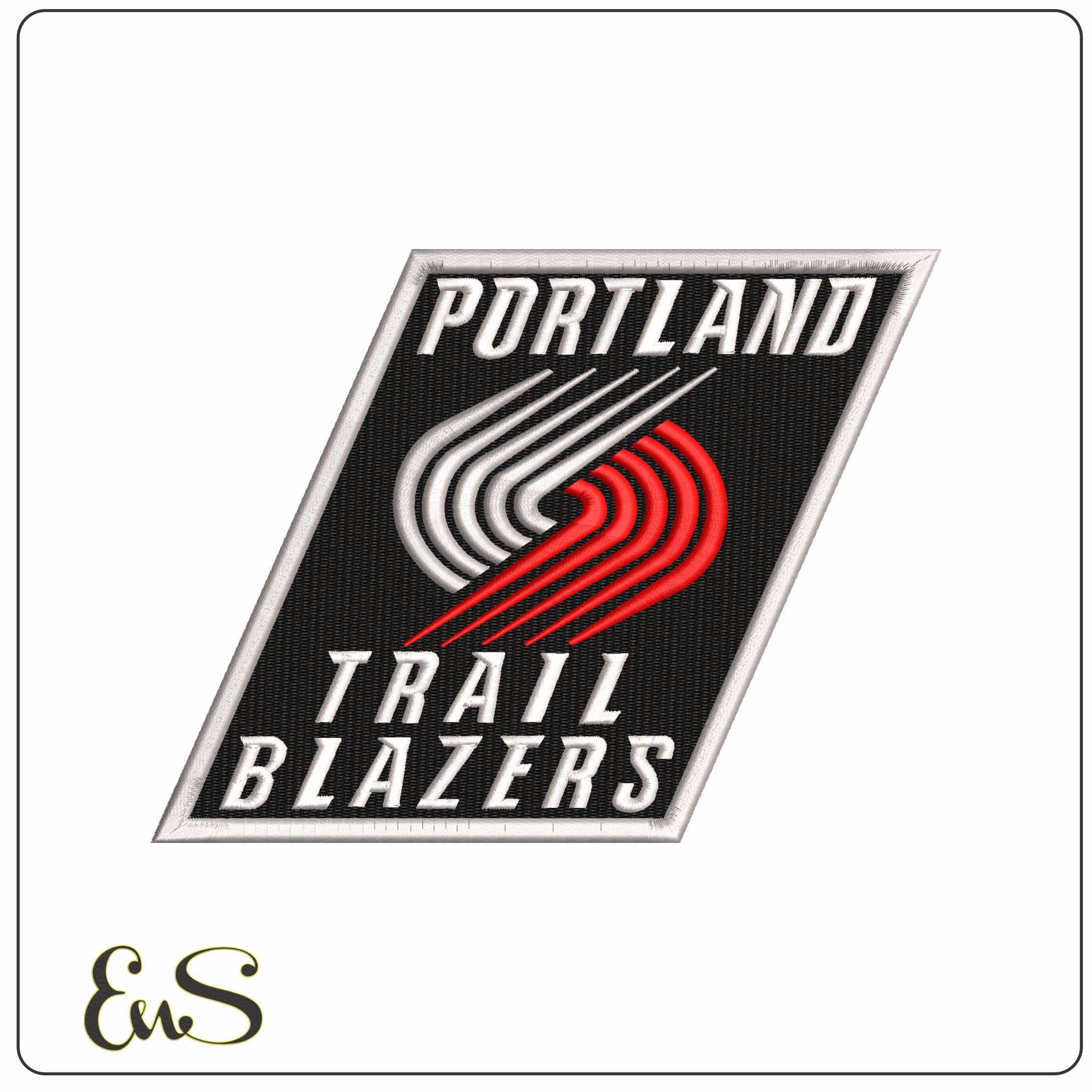 Portland Trail Blazers  - Elegant embroidery design file - instant download