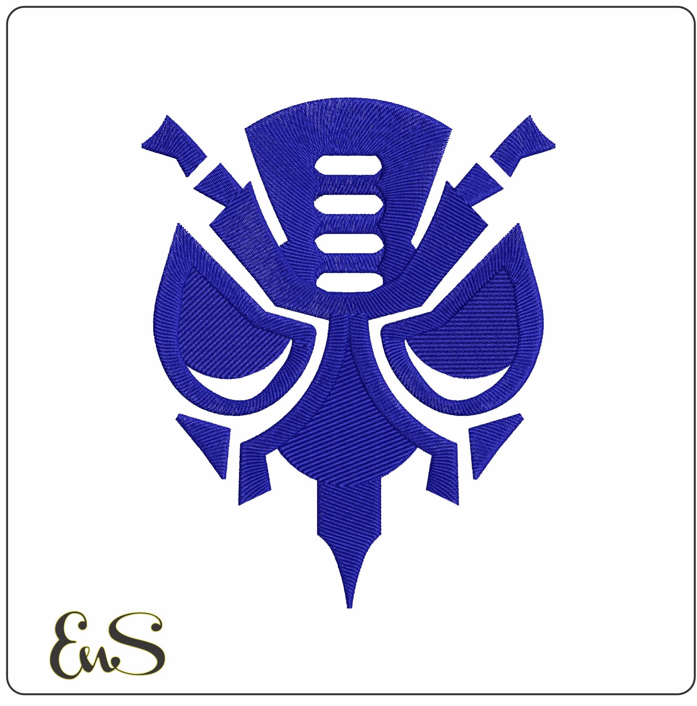 Predacon Transformers  - Elegant embroidery design file - instant download