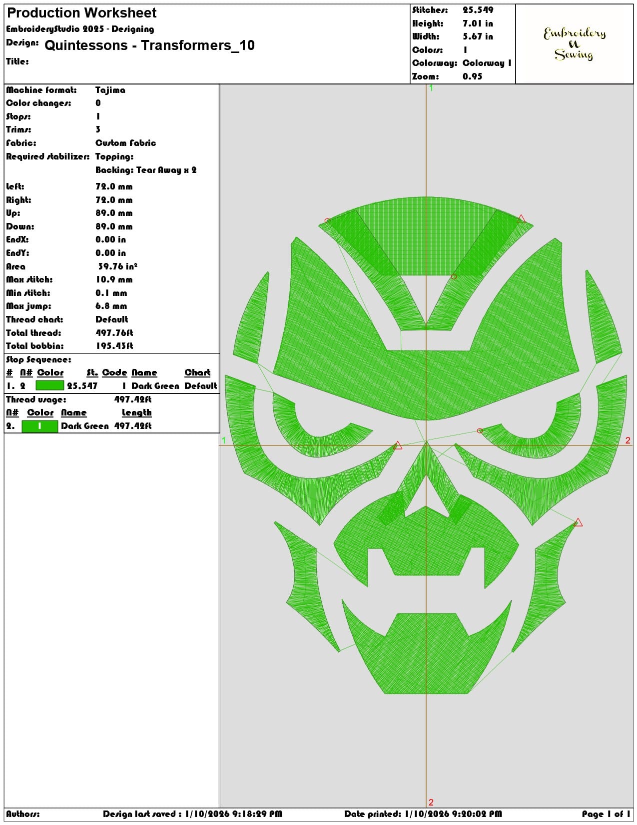 Quintessons Transformers  - Elegant embroidery design file - instant download — view 3
